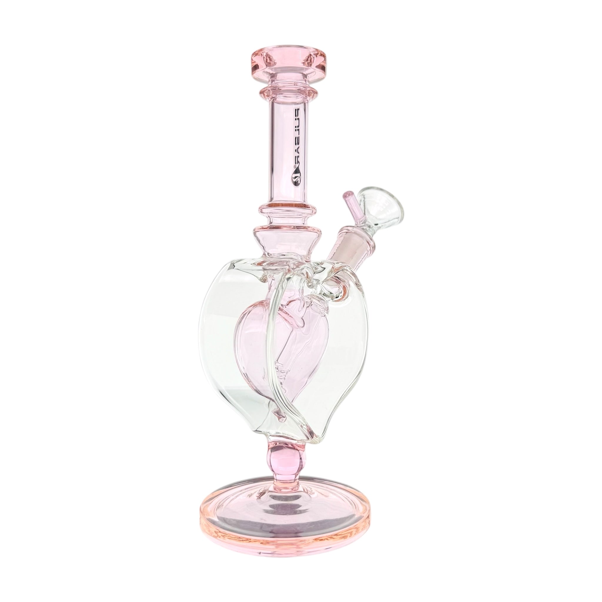 Pulsar Glass - Pink Heart Chamber Bong