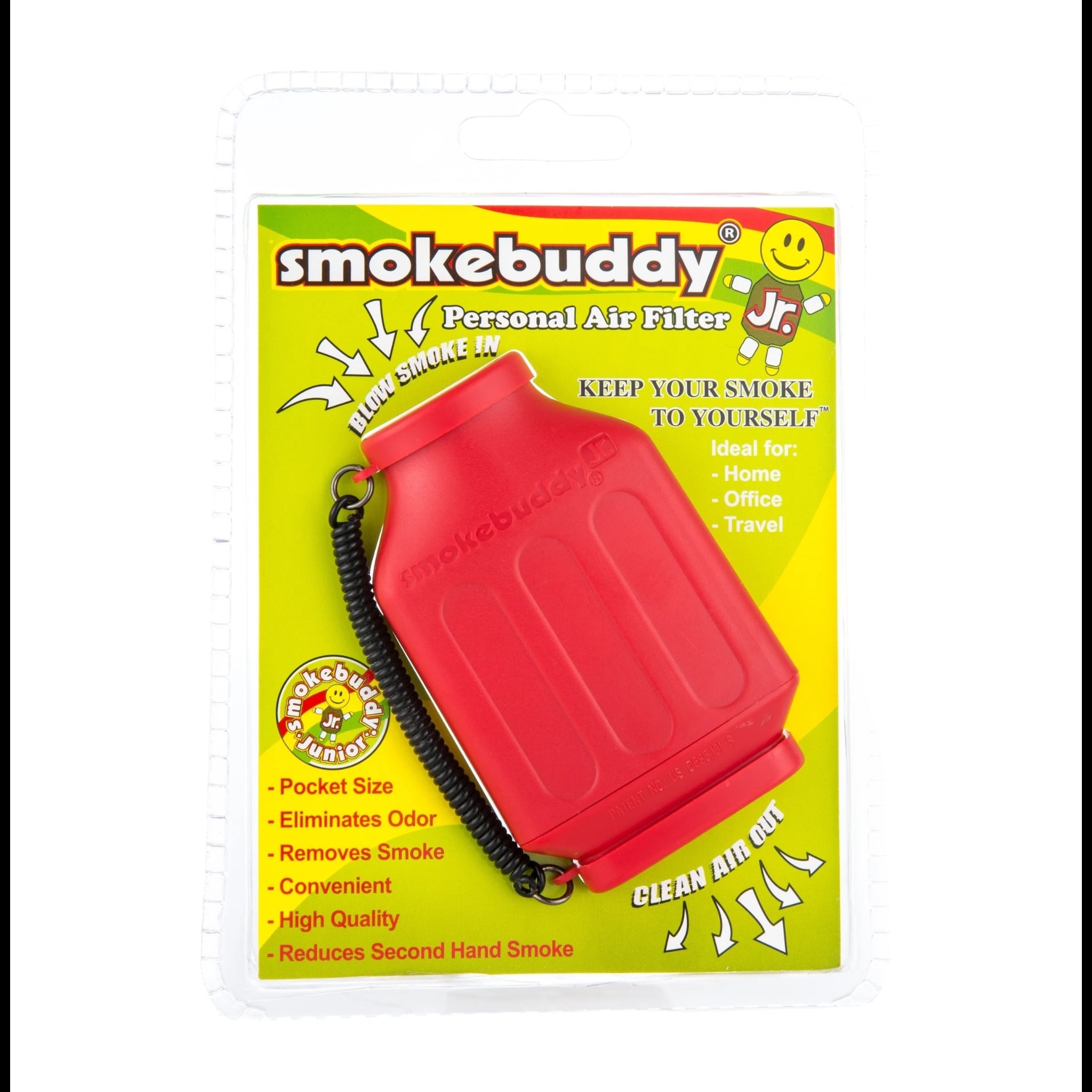 Smokebuddy Junior Air Filter Red