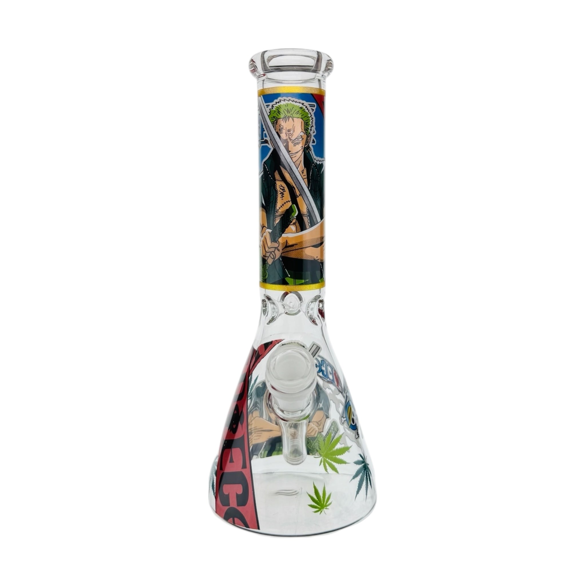 Nepec One Piece Anime Water Pipe Bong Featuring Man With Sword 10 Inches