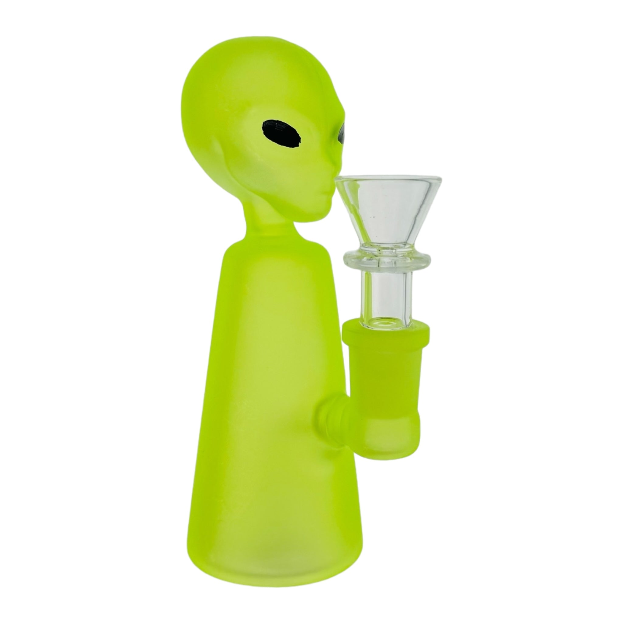 cute bong Green Alien Bong