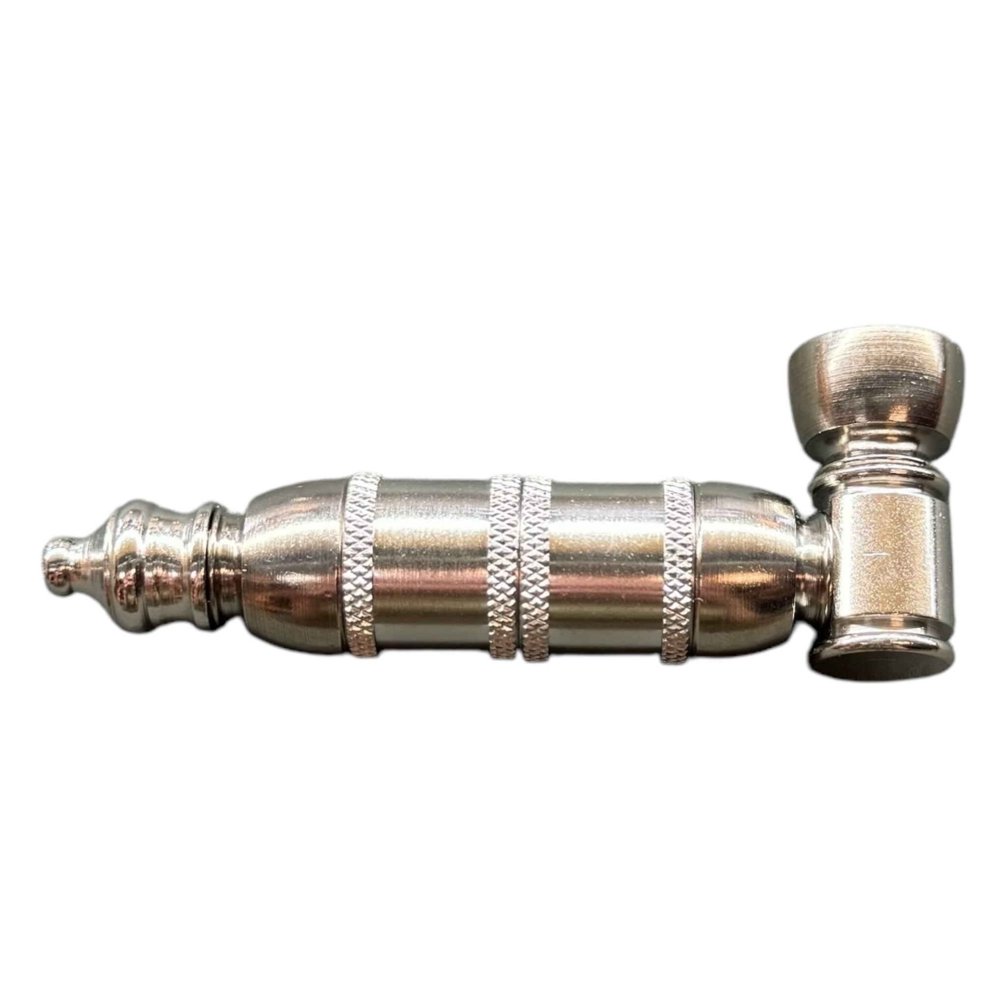 Silver Extra Large Chamber Hand Pipe