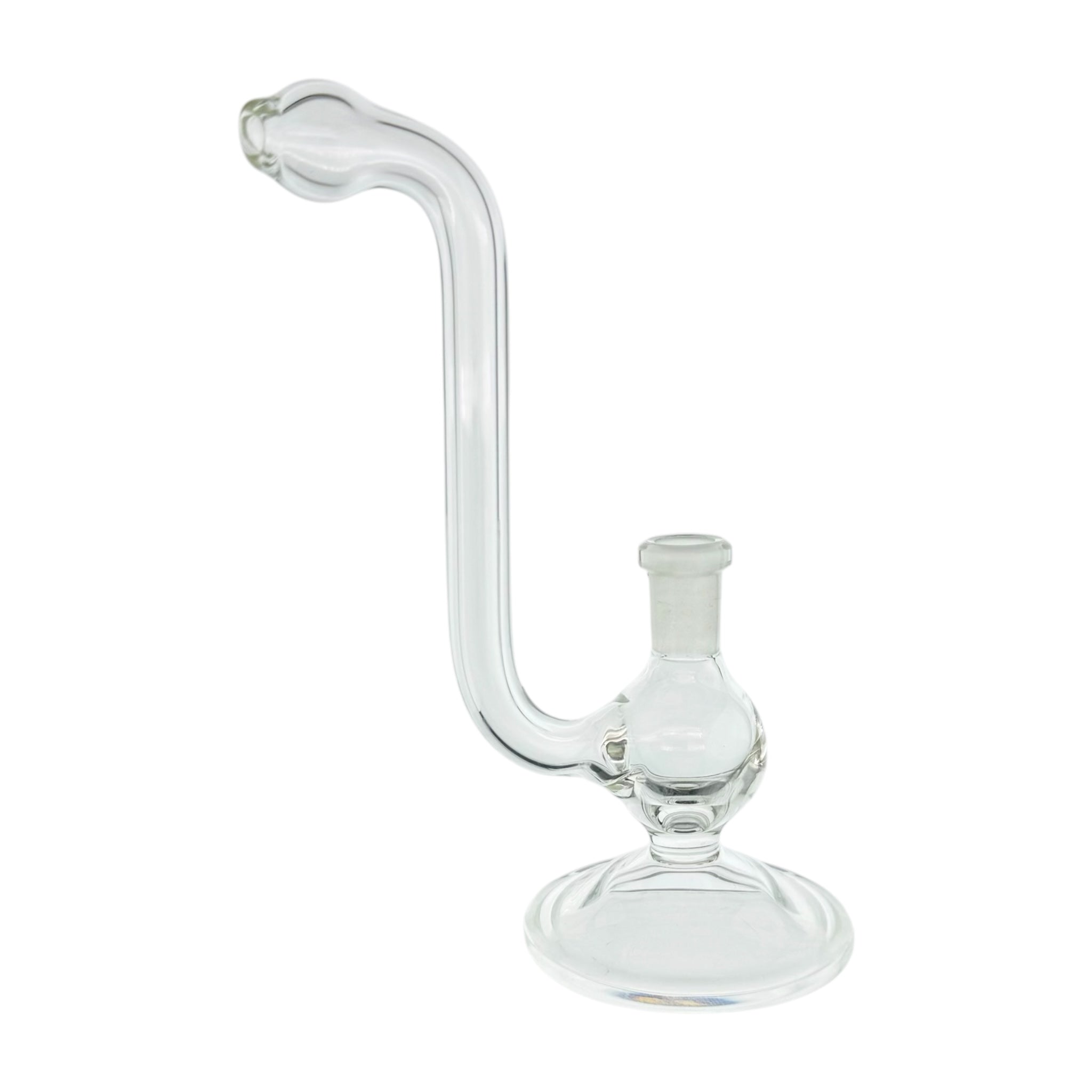 N3RD Glass - 10mm Simple Clear Dry Dab Rig