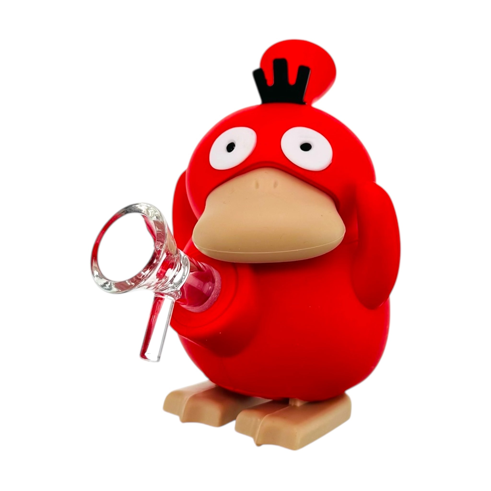 Red Sigh Duck Silicone Rubber Bong
