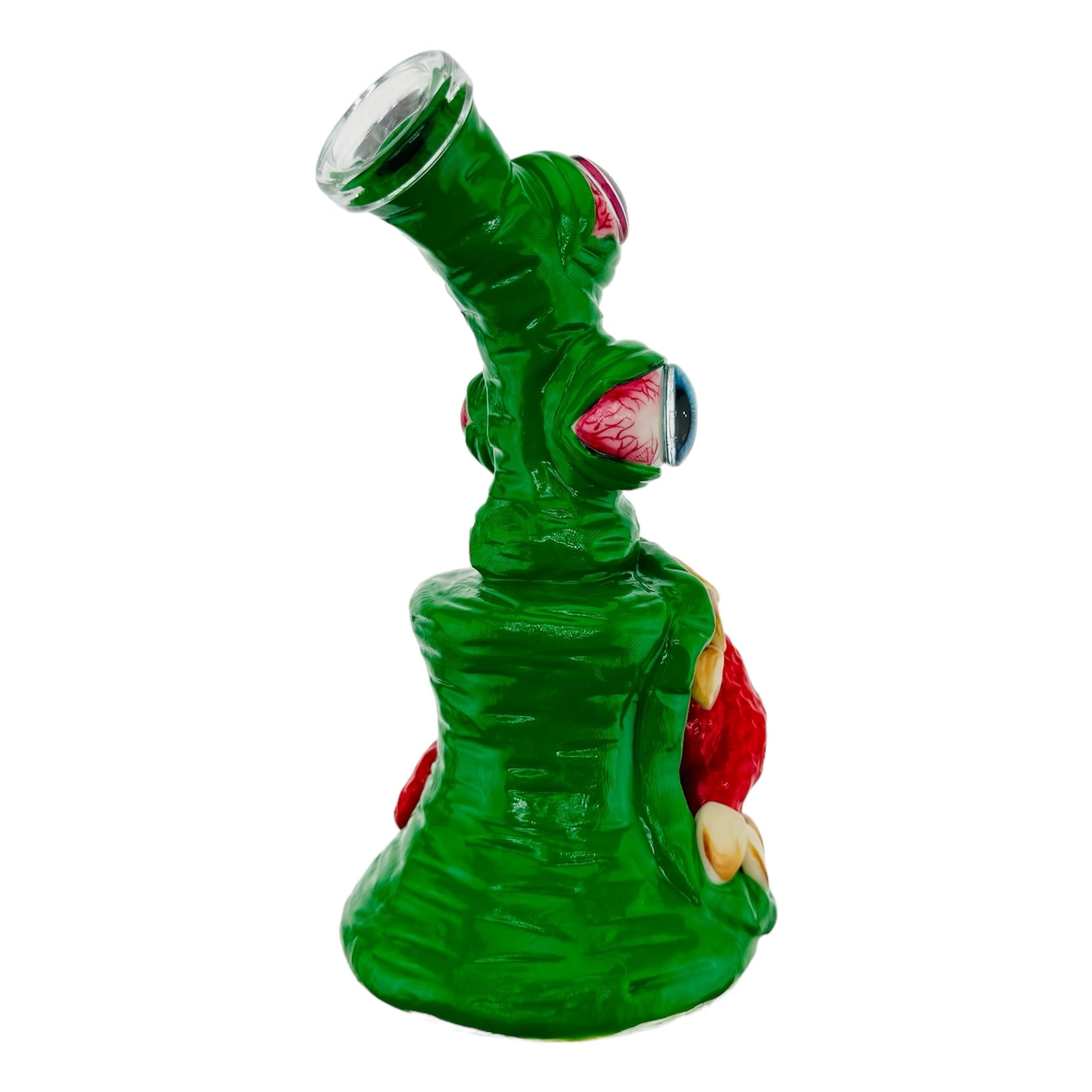 Green Three Eyed Monster Bong