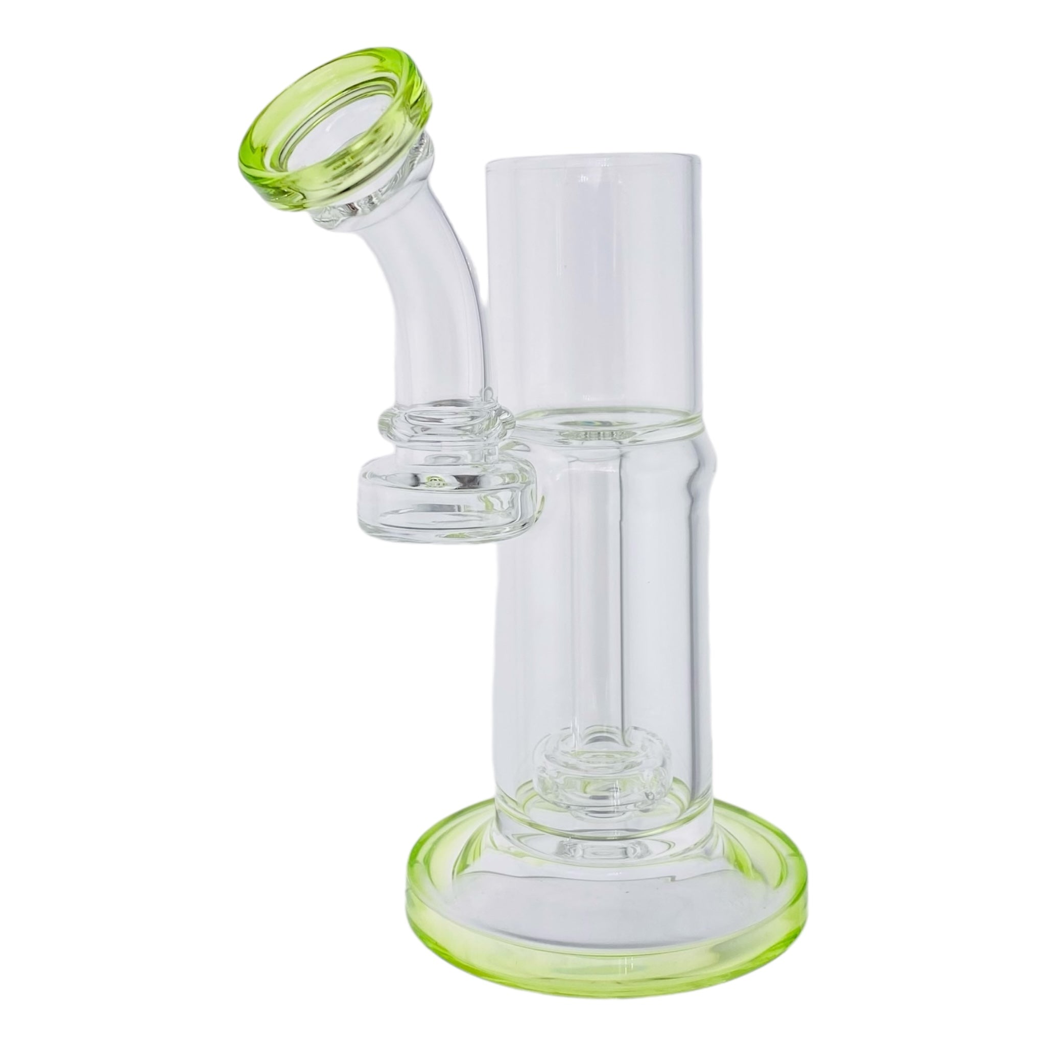puffco proxy glass bong with green accents for sale