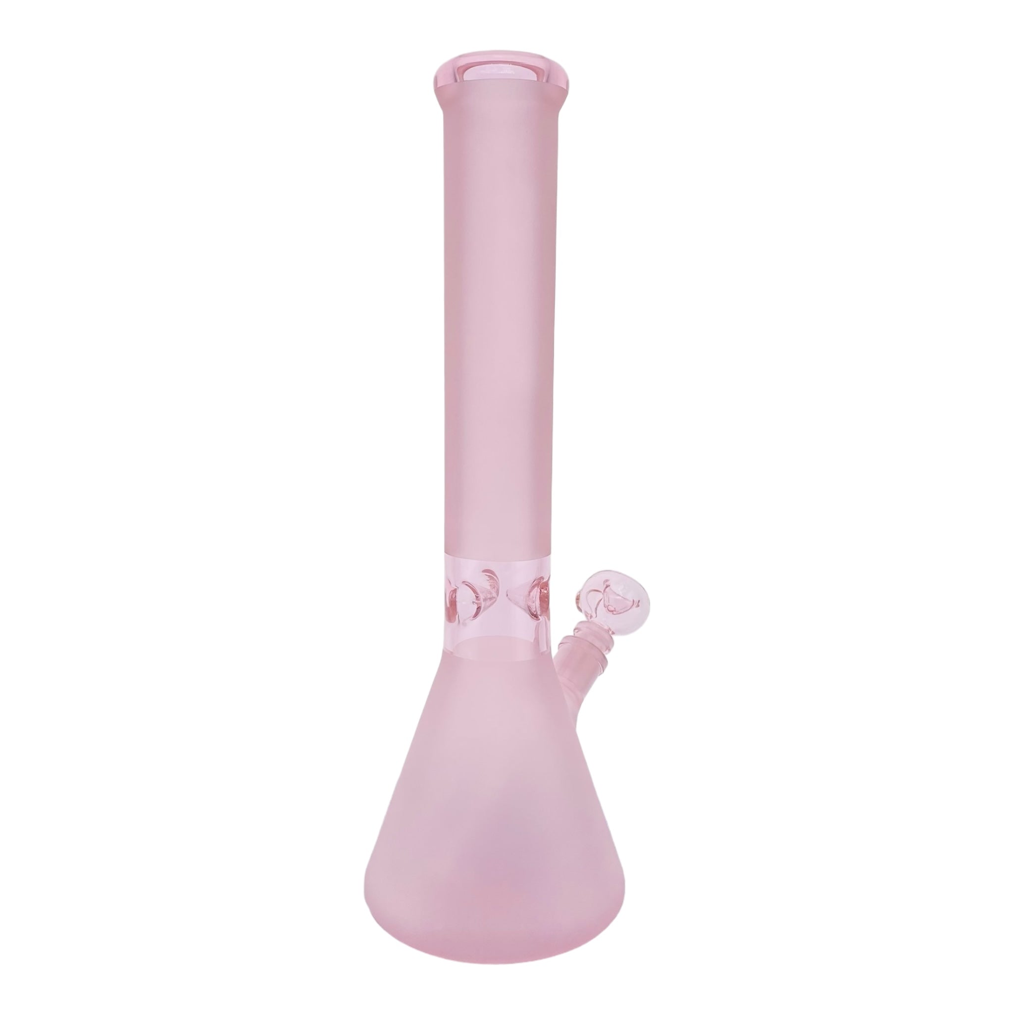 Diamond Glass Pink Beaker Bong 16 Inches