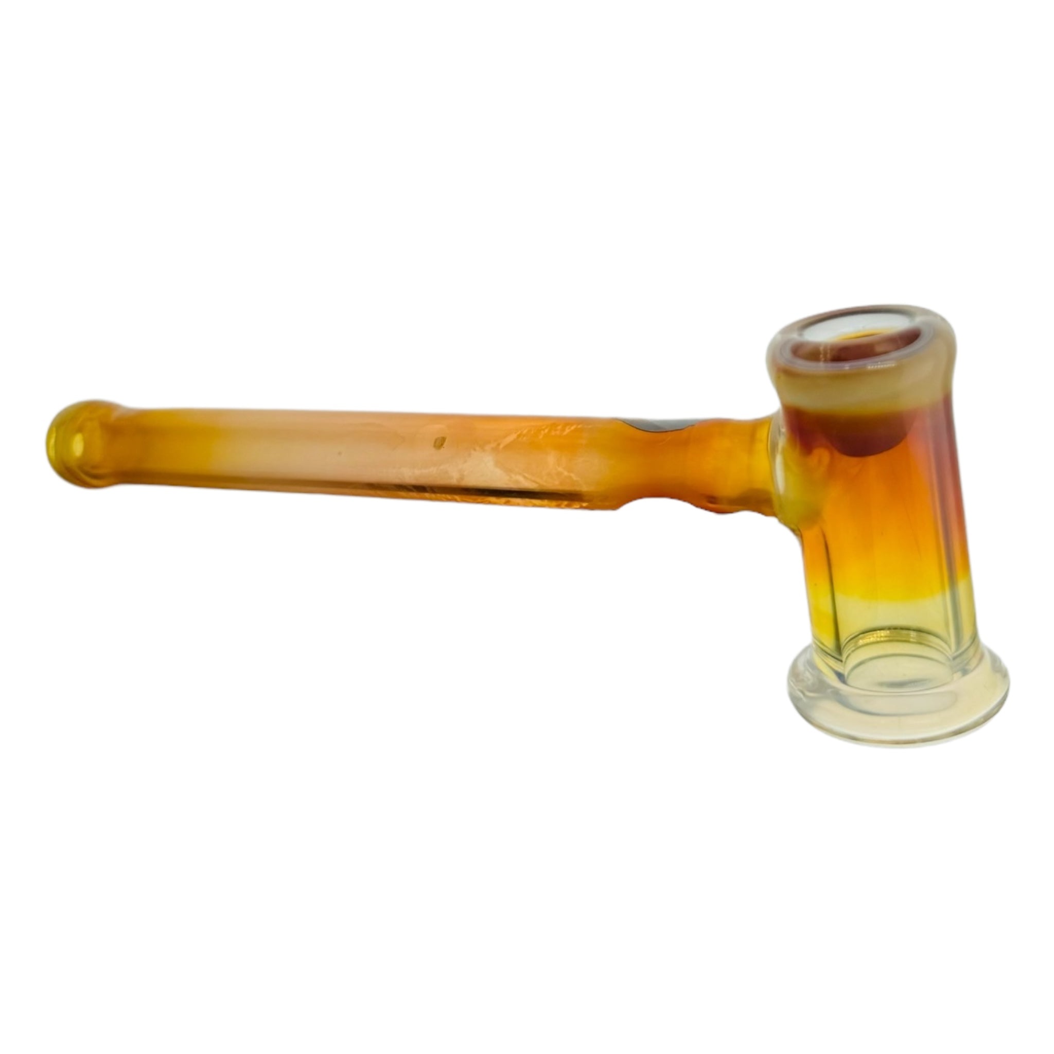 Glass Hand Pipes - Small Bowl Fumed Glass Hammer Hand Pipe With No Carb