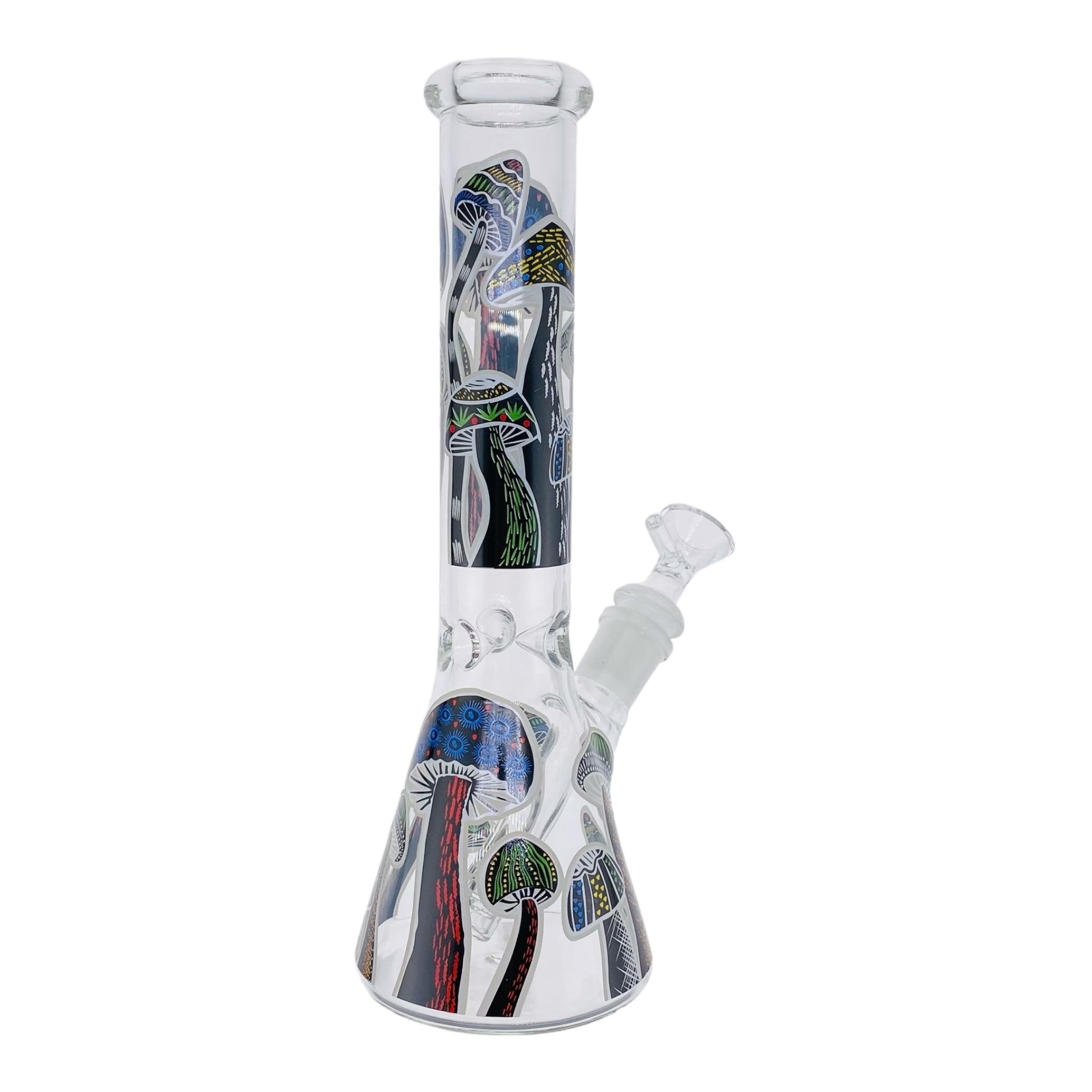 cute Trippy Magical Mushroom Beaker Bong 10 Inches for sale free shipping