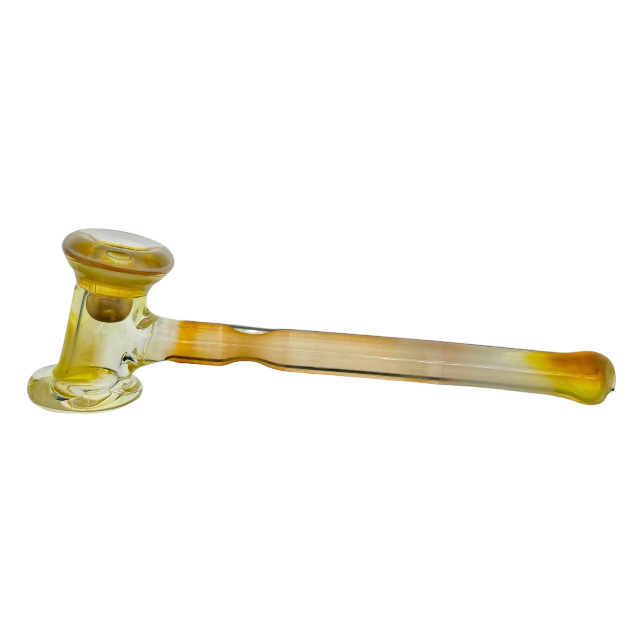 Glass Hand Pipes - Large Bowl Fumed Glass Hammer Hand Pipe With No Carb