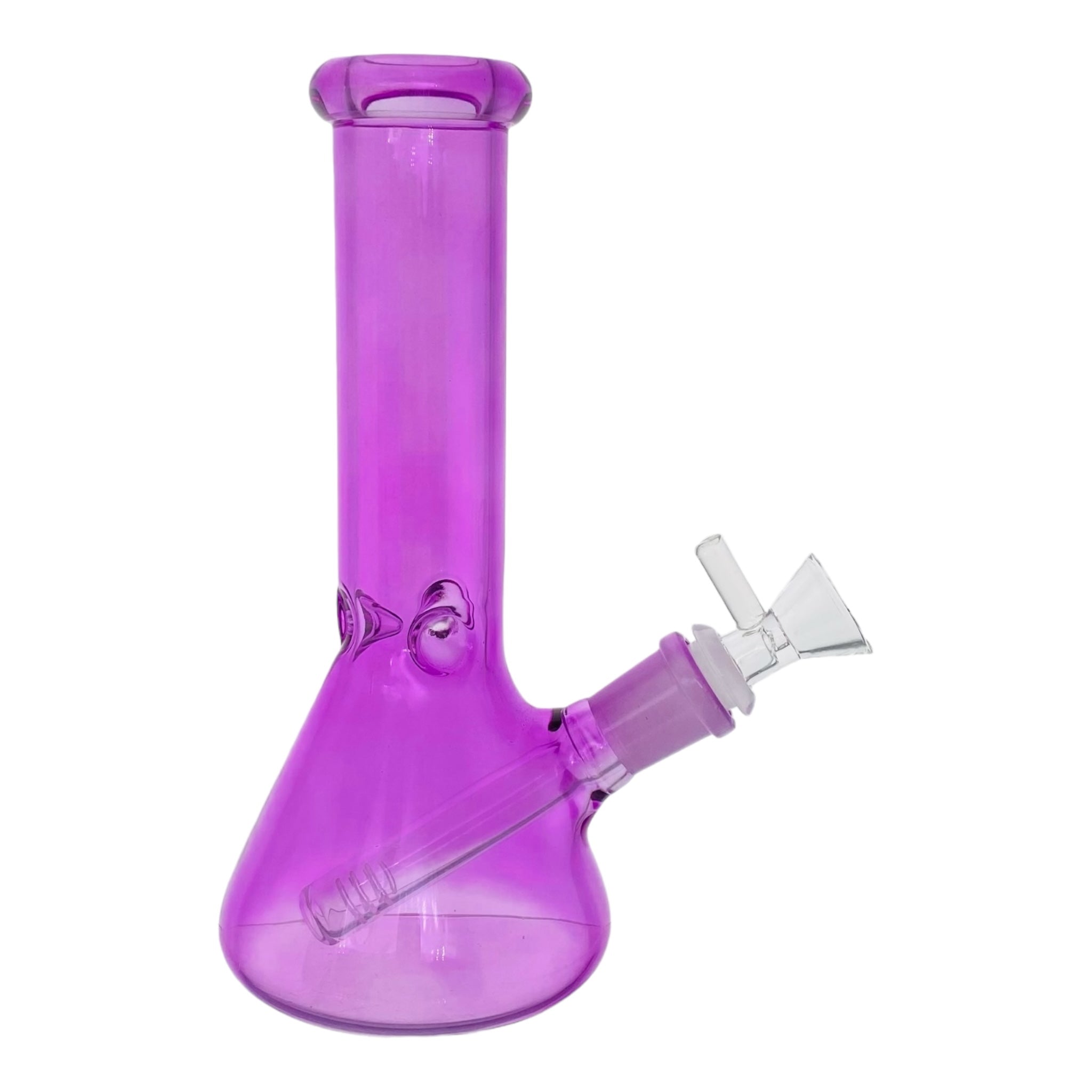 cute and girly Purple Small Beaker Glass Bong