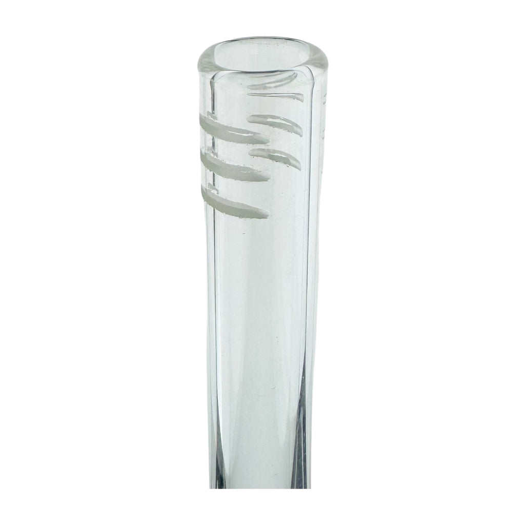 Clear Dab Rig With Bitsy Bell Shape And Removable Downstem