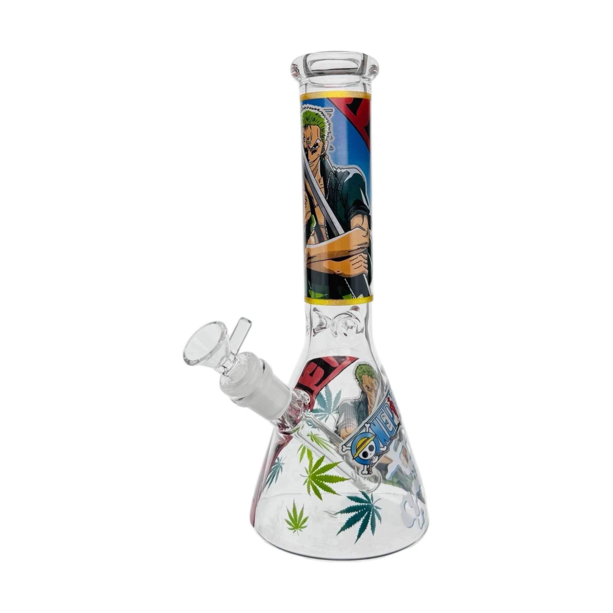 Nepec One Piece Anime Water Pipe Bong Featuring Man With Sword 10 Inches