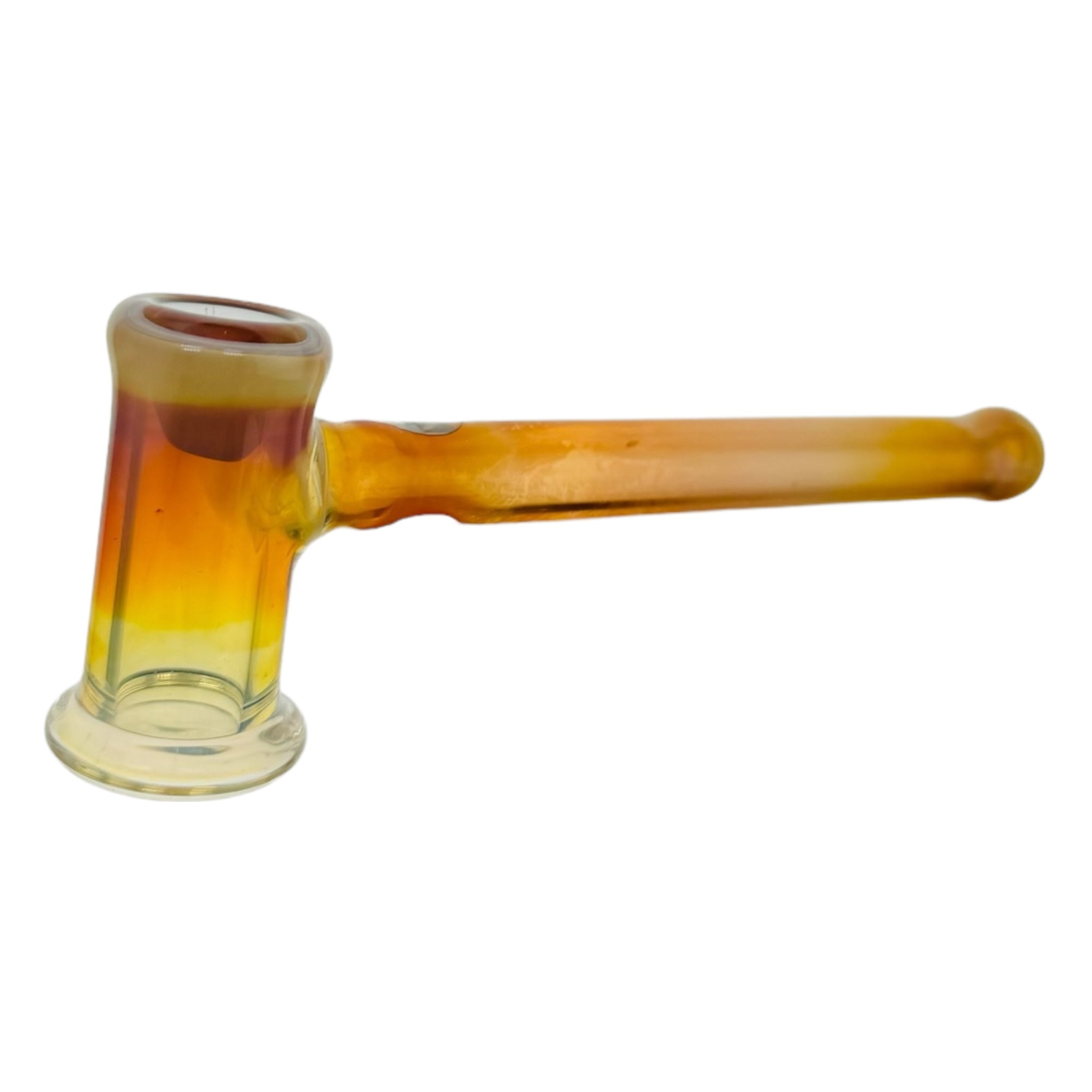 Glass Hand Pipes - Small Bowl Fumed Glass Hammer Hand Pipe With No Carb