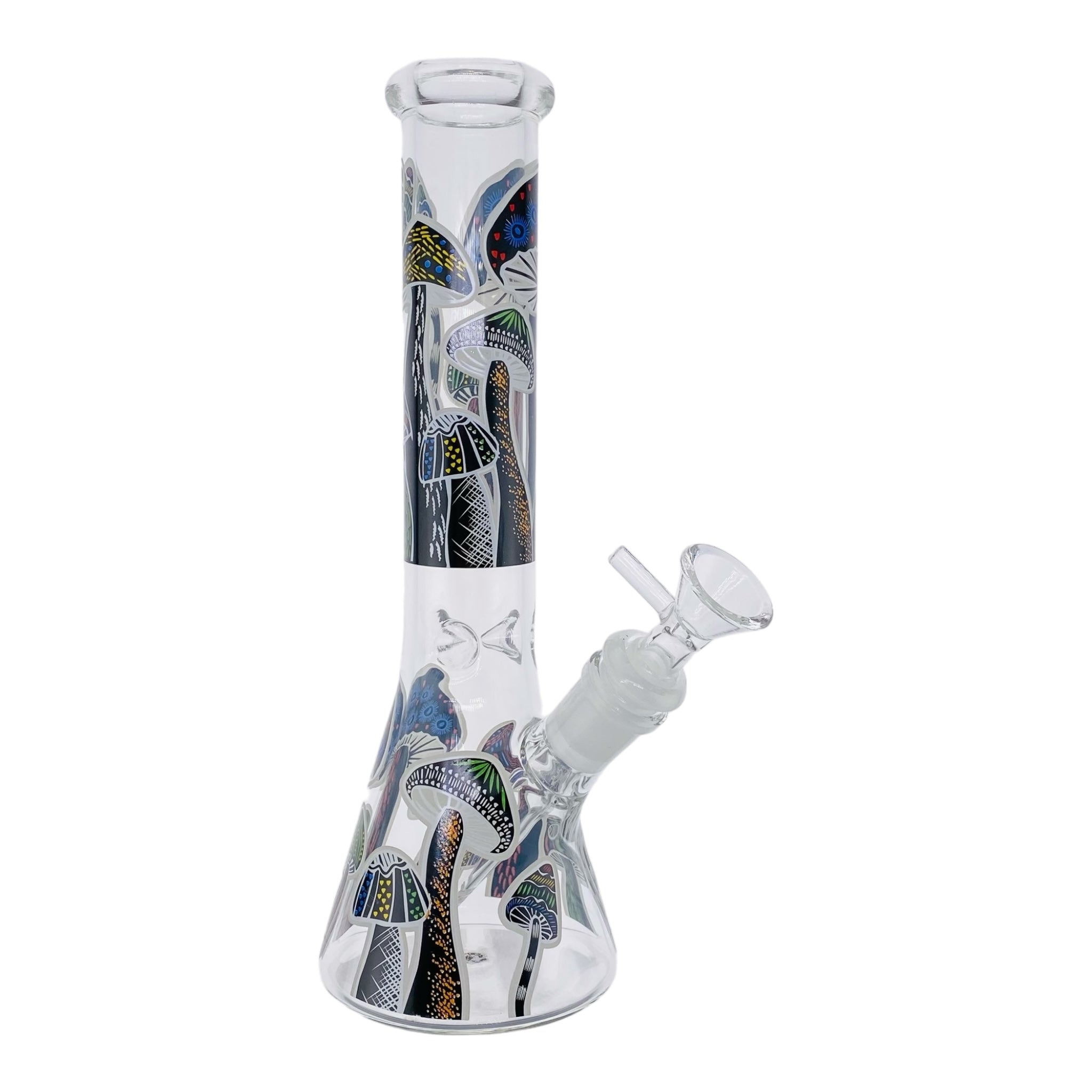 cute Trippy Magical Mushroom Beaker Bong 10 Inches for sale free shipping