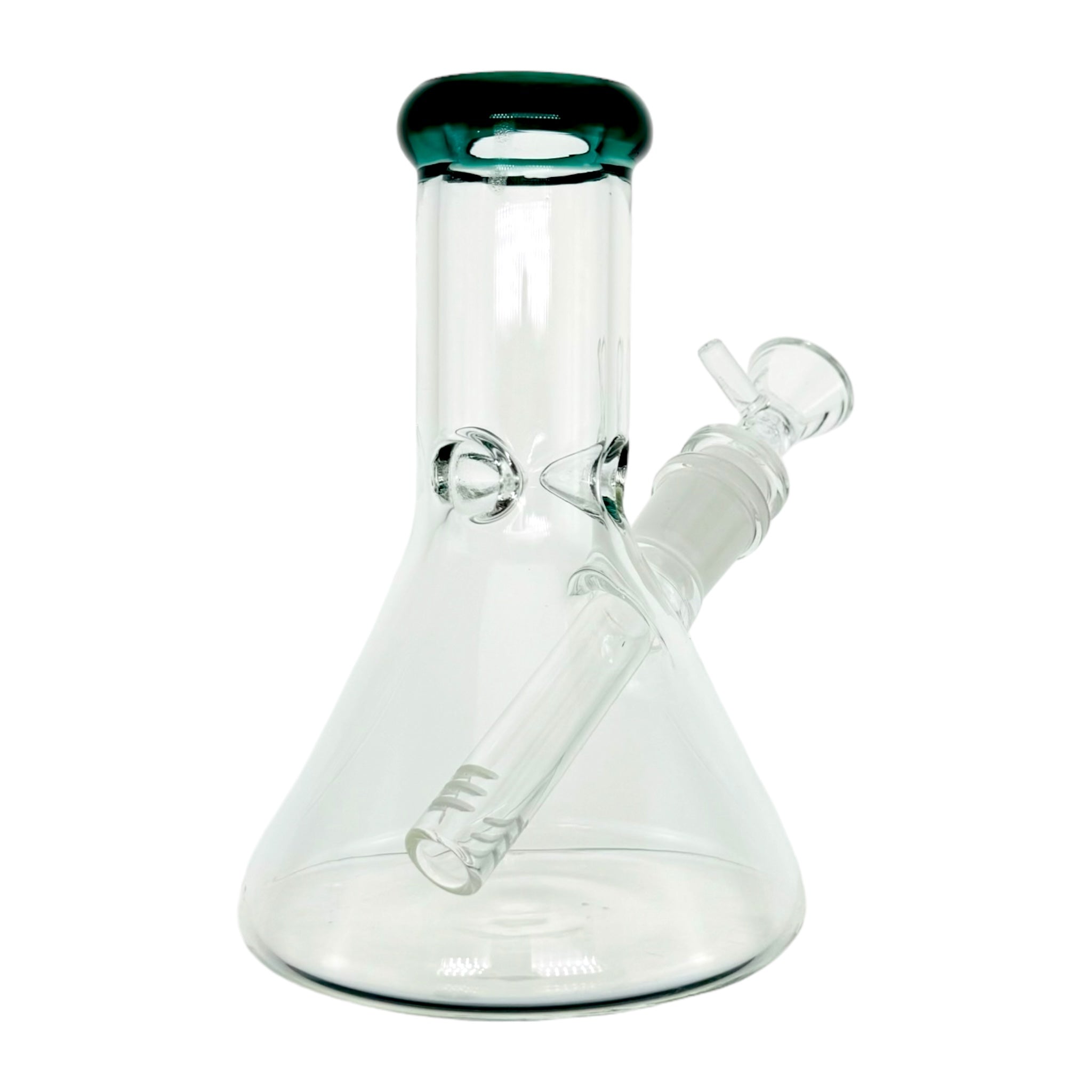 cute mini clear glass beaker bong 6 inches tall