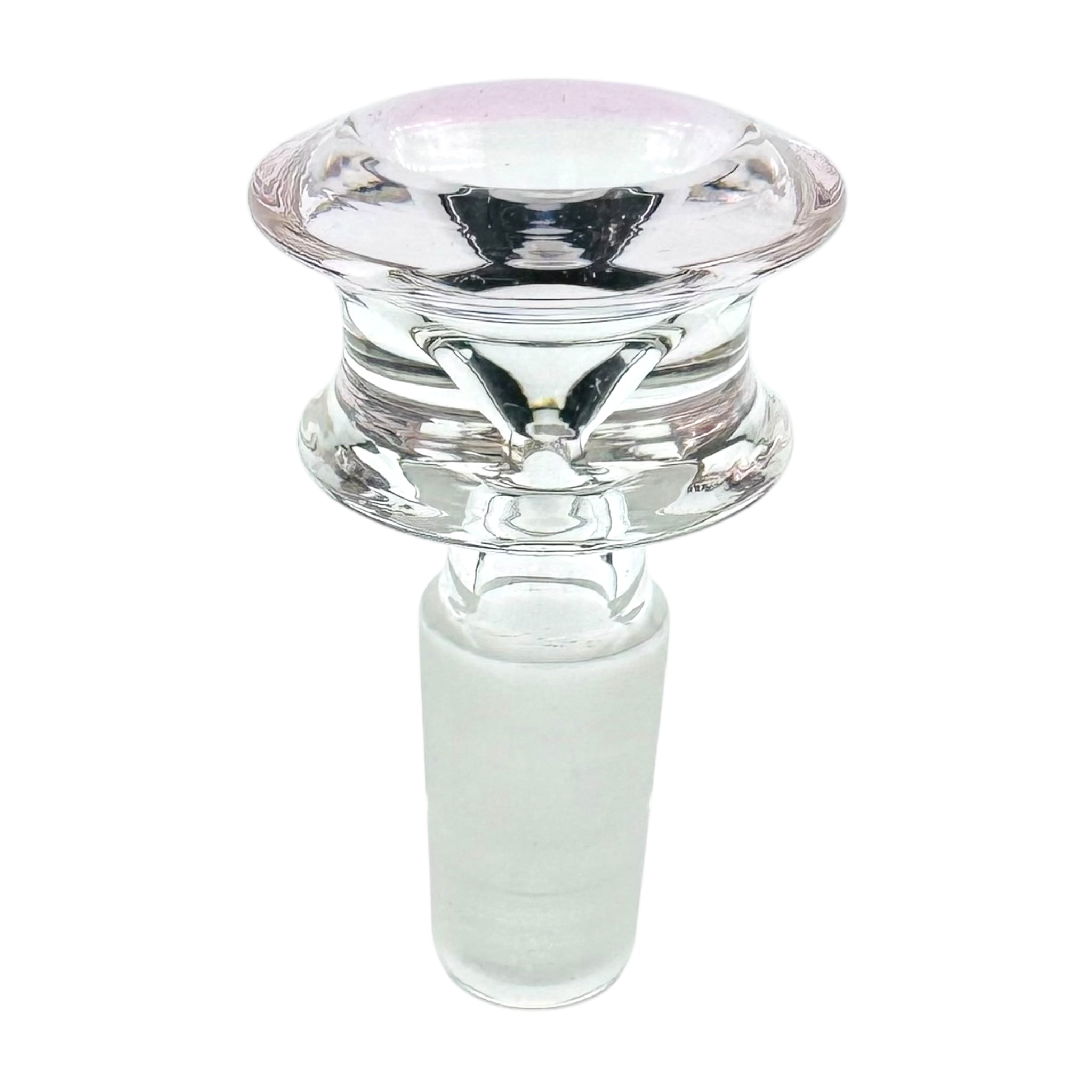 14mm Flower Bowl - Double Edge Bong Bowl Piece - Pink