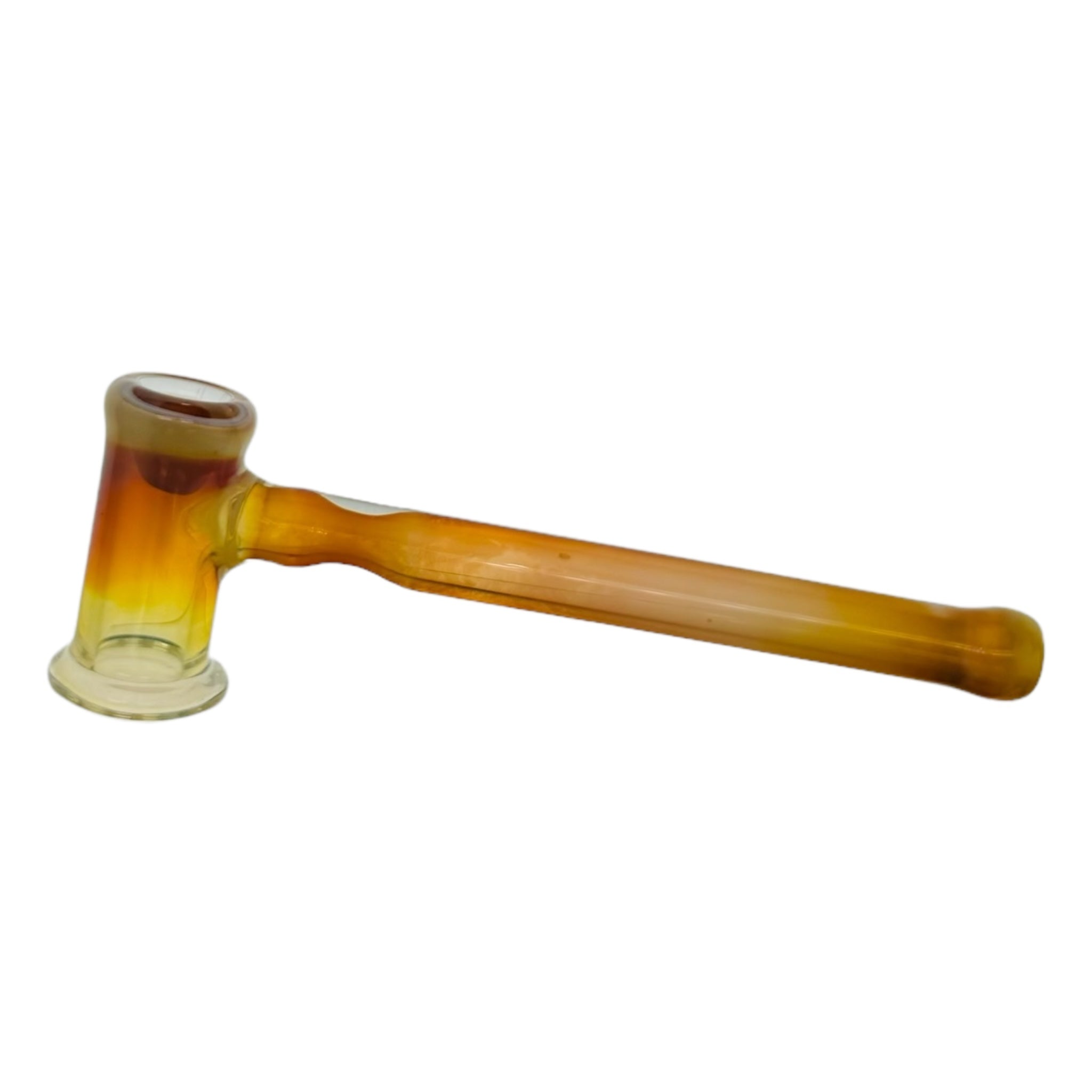 Glass Hand Pipes - Small Bowl Fumed Glass Hammer Hand Pipe With No Carb