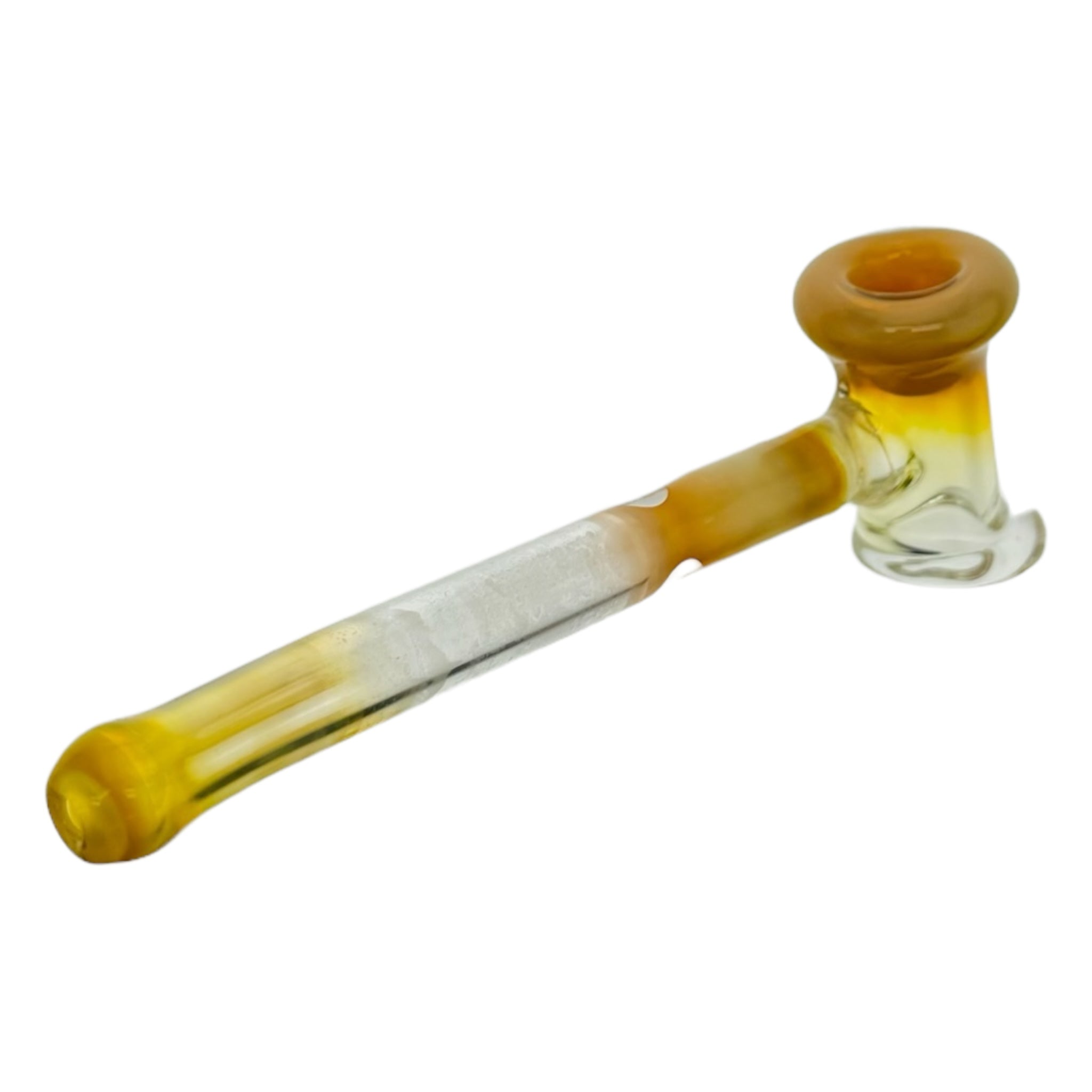 Glass Hand Pipes - Large Bowl Fumed Glass Hammer Hand Pipe With No Carb