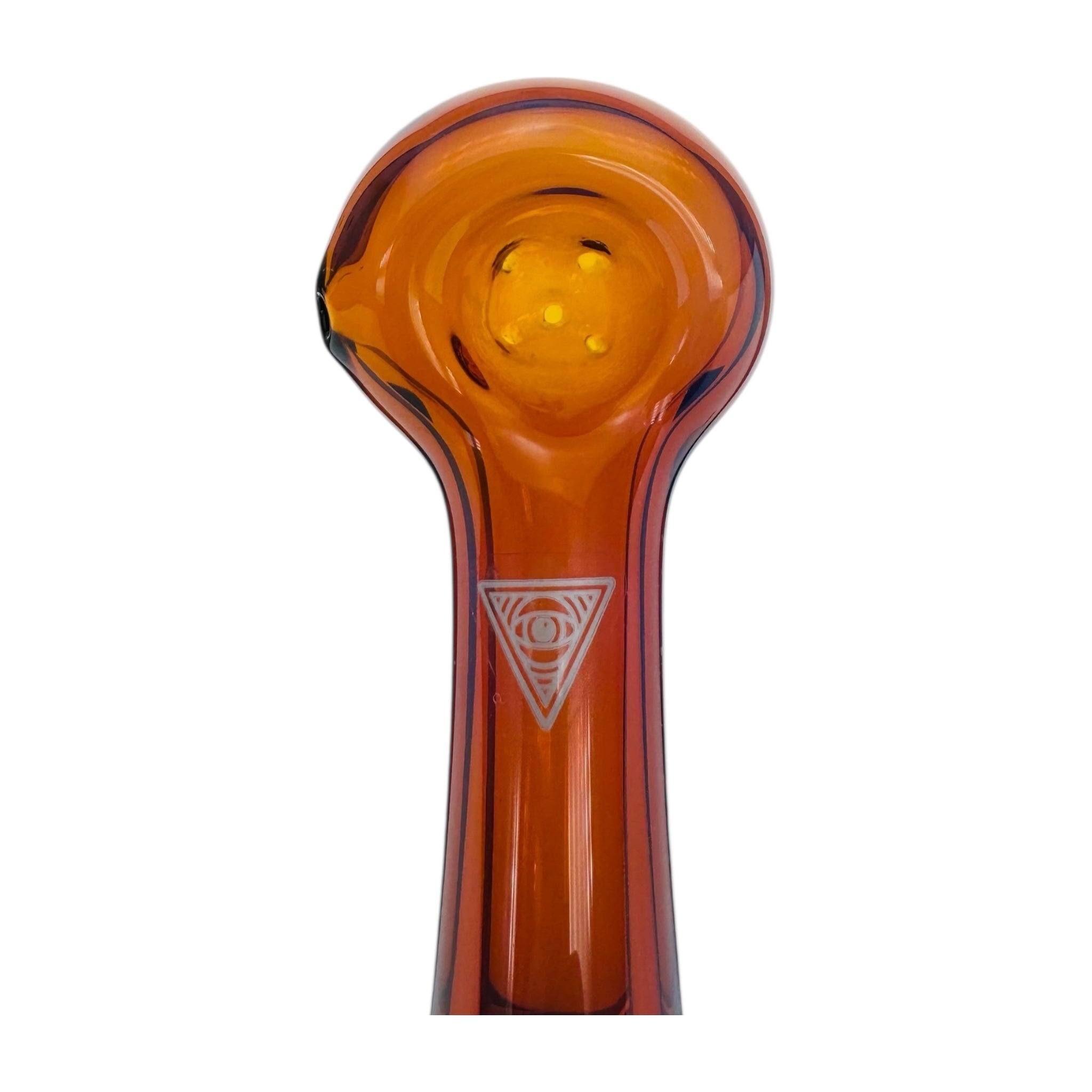 Glass Hand Pipe With Five Holes