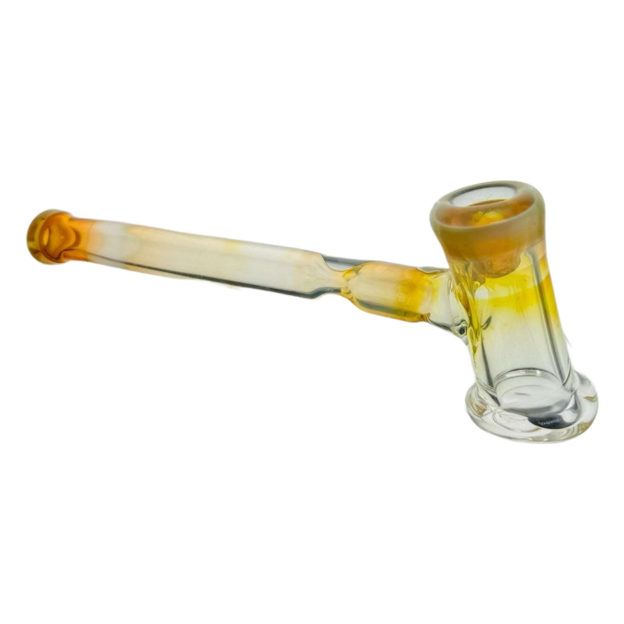 Glass Hand Pipes - Small Bowl Fumed Glass Hammer Hand Pipe With No Carb