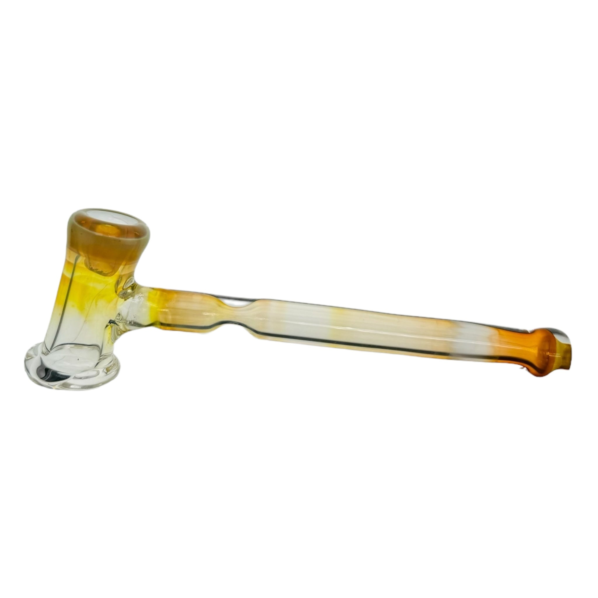 Glass Hand Pipes - Small Bowl Fumed Glass Hammer Hand Pipe With No Carb