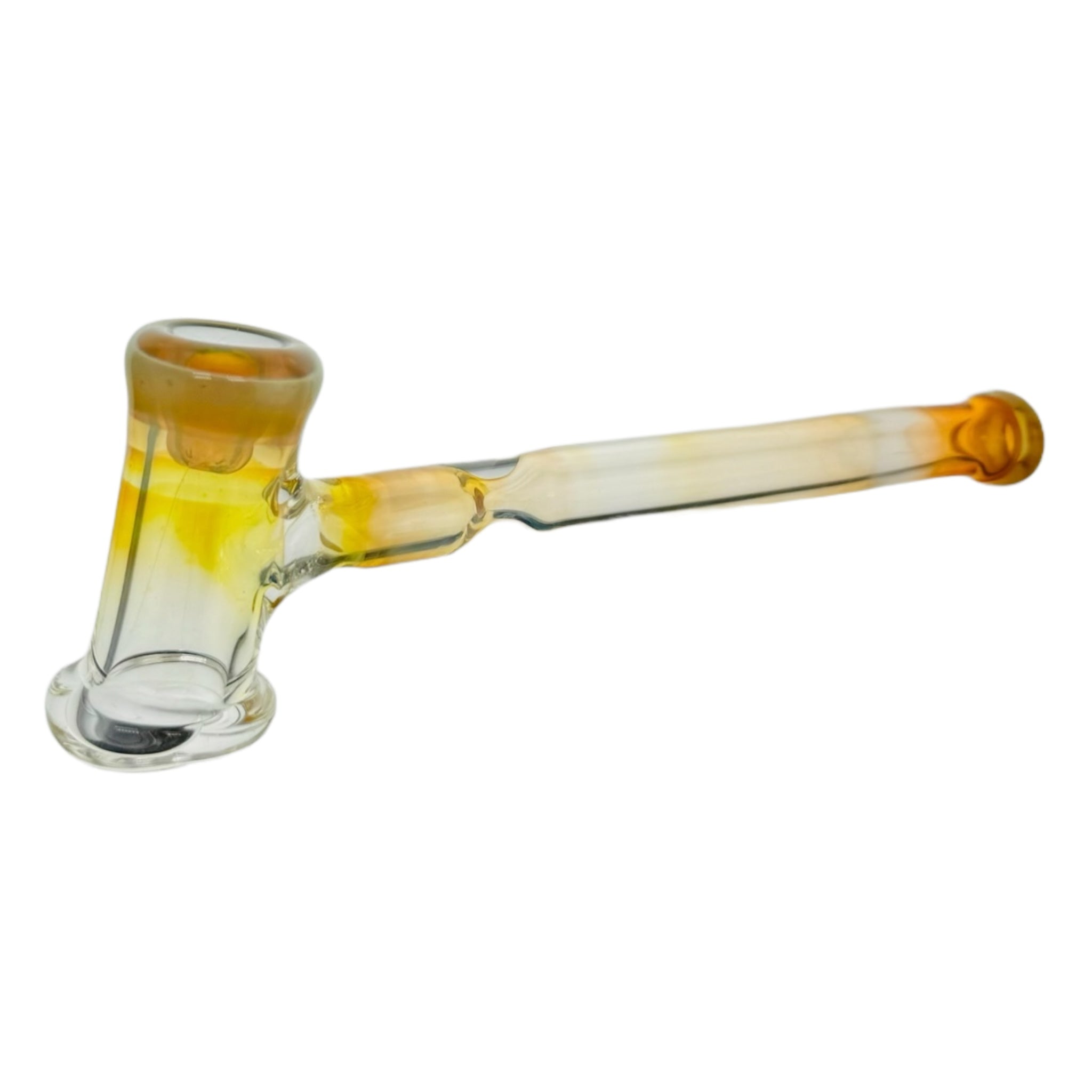 Glass Hand Pipes - Small Bowl Fumed Glass Hammer Hand Pipe With No Carb