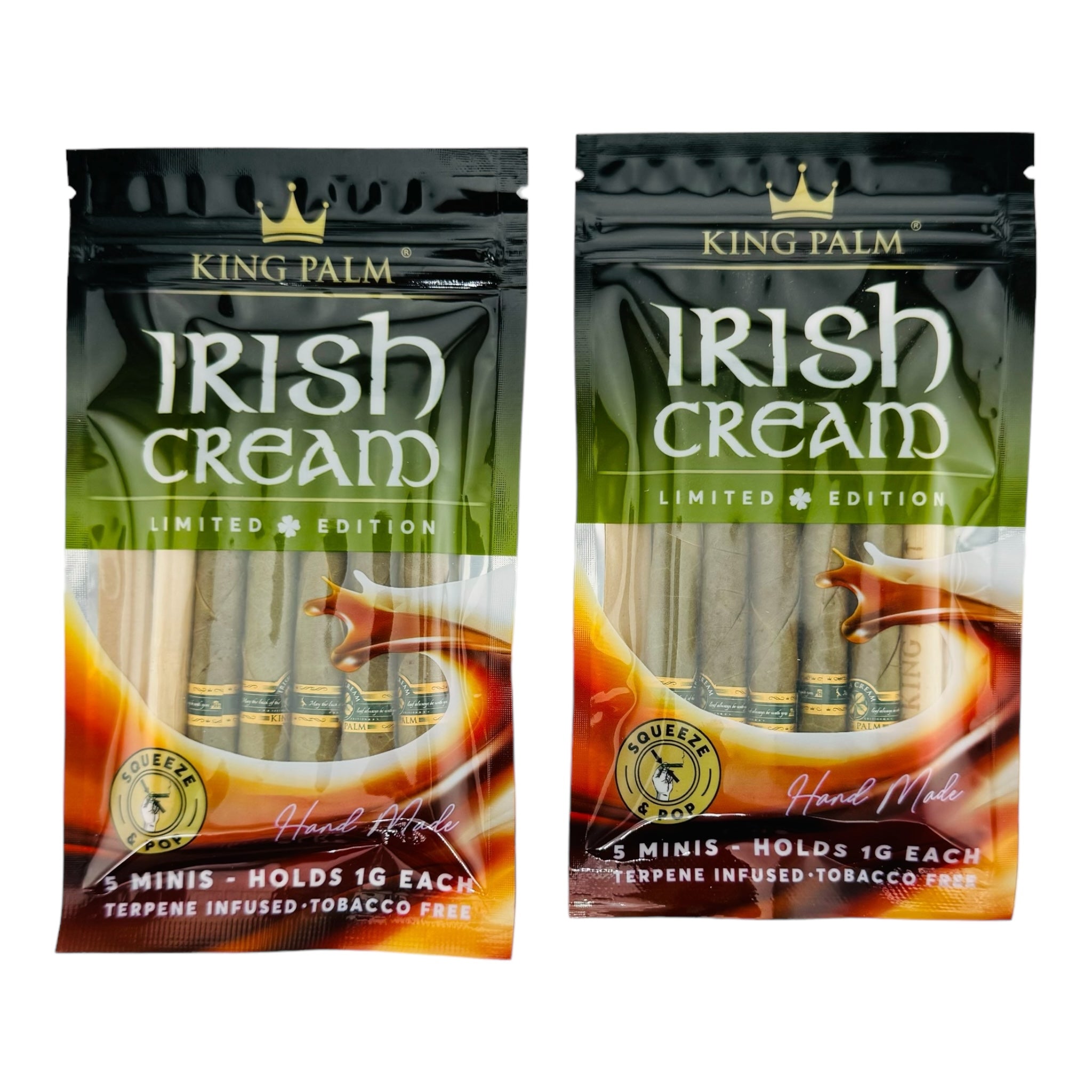 King Palm Irish Cream 5ct Mini Size - 2 Packs