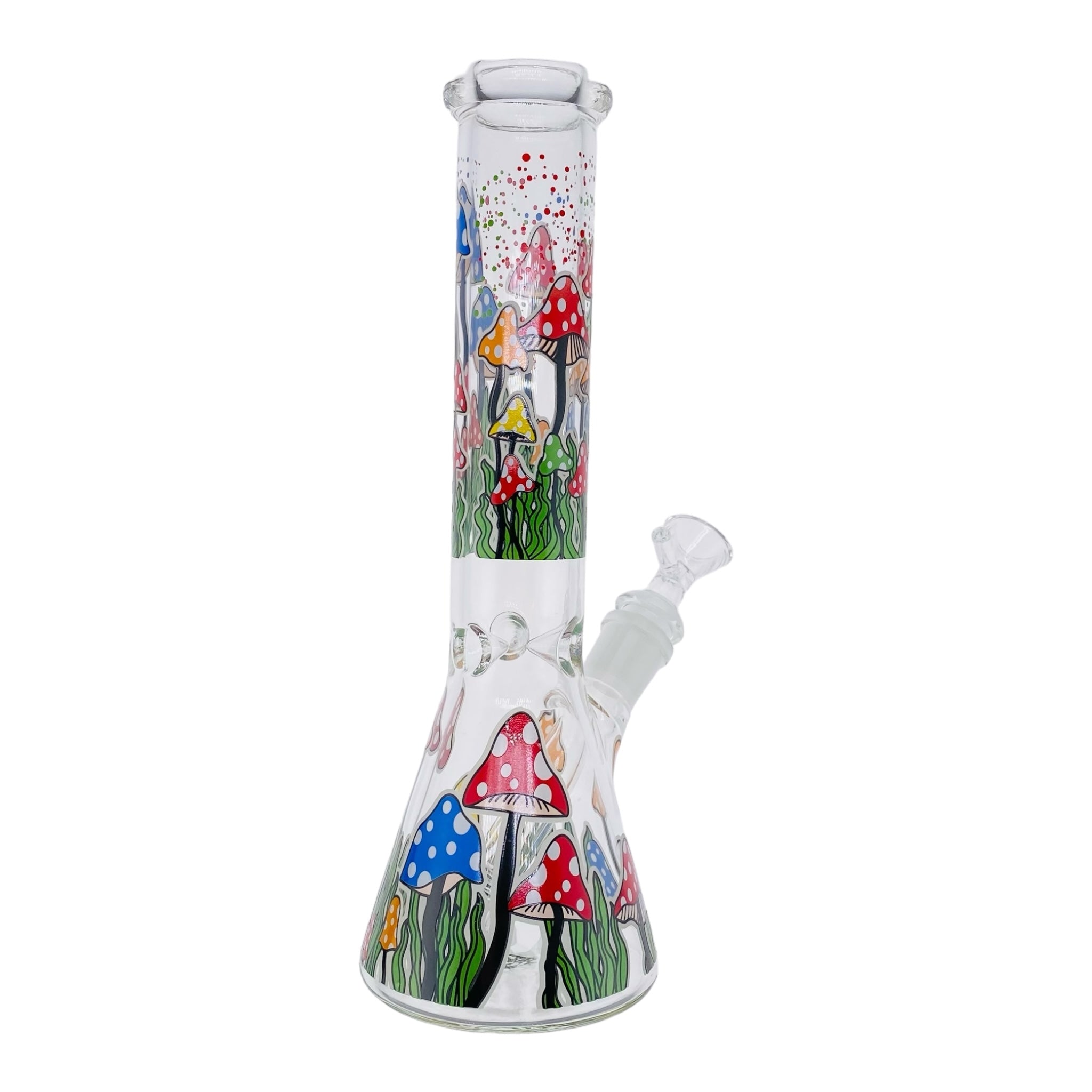 cute Colorful Magical Mushroom Beaker Bong 10 Inches for sale free shipping