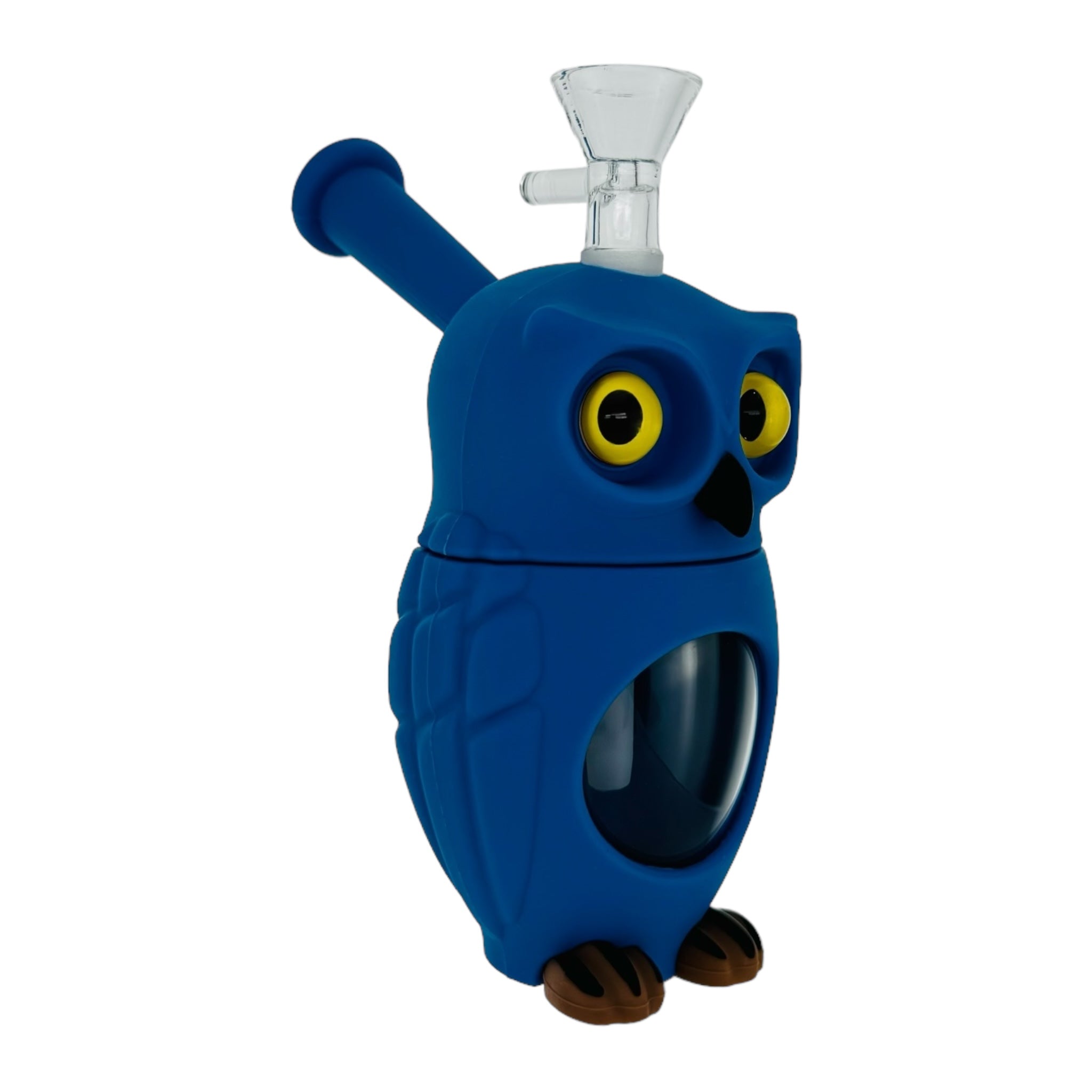 Blue Owl Silicone Rubber Bong