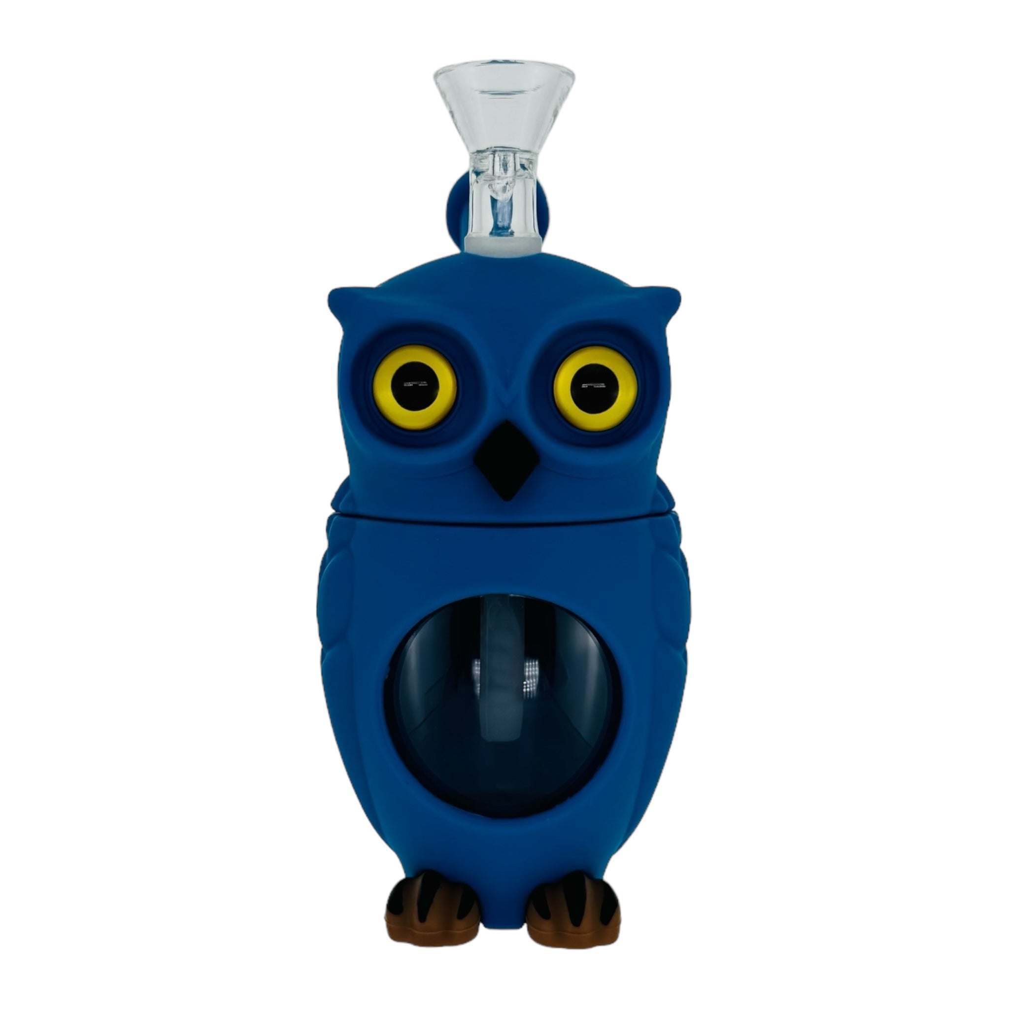 Blue Owl Silicone Rubber Bong