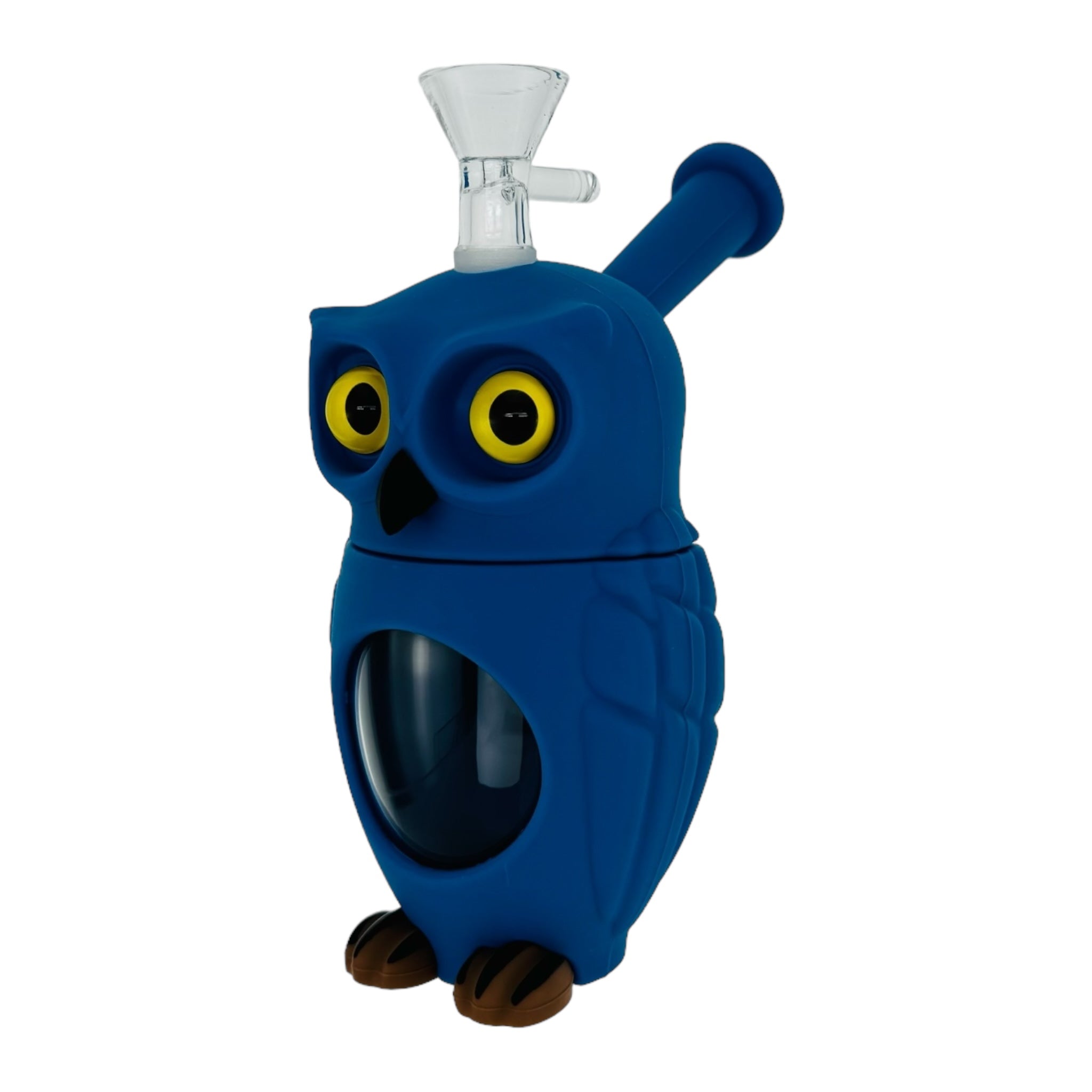 Blue Owl Silicone Rubber Bong