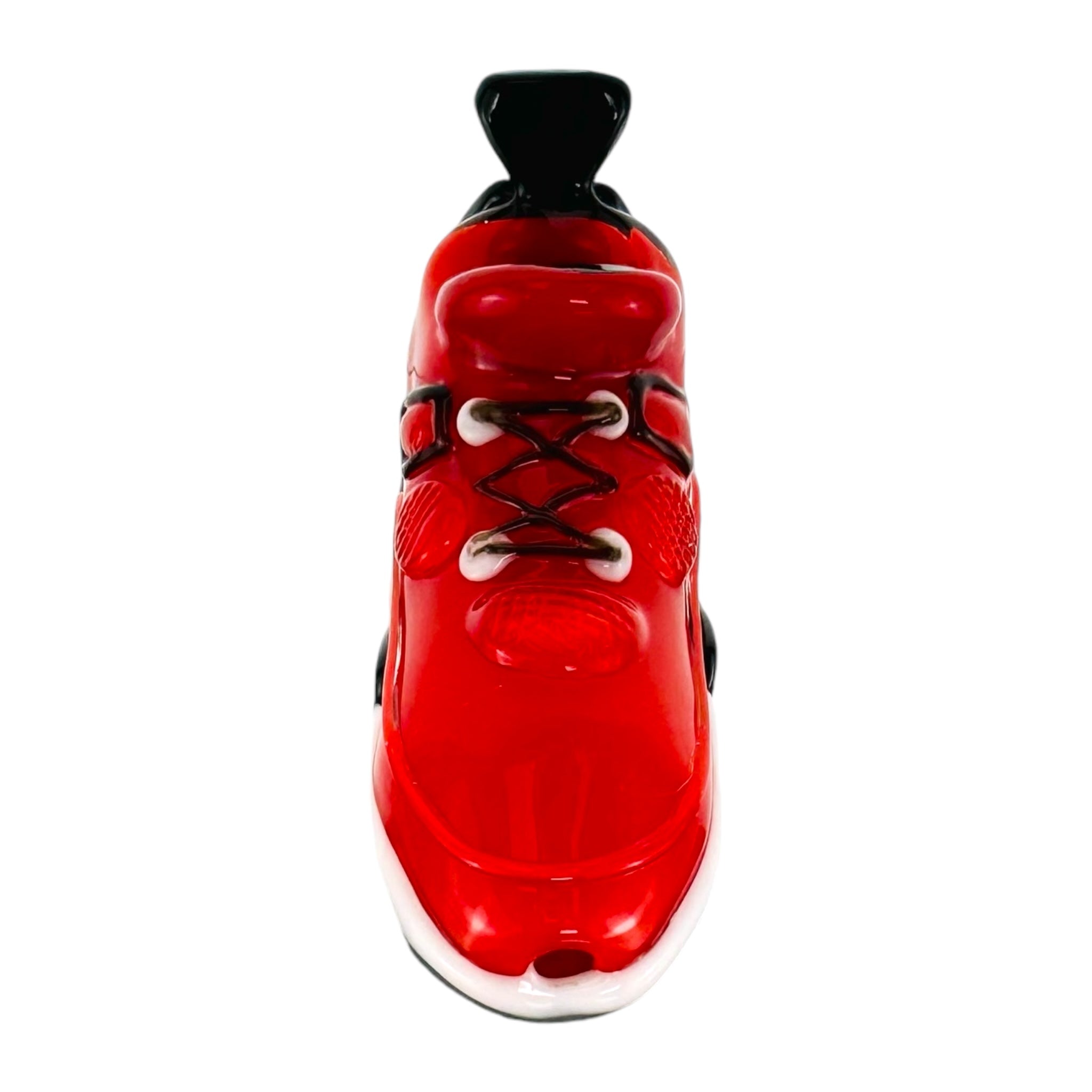 Retro Highz Glass Shoe Hand Pipe Red