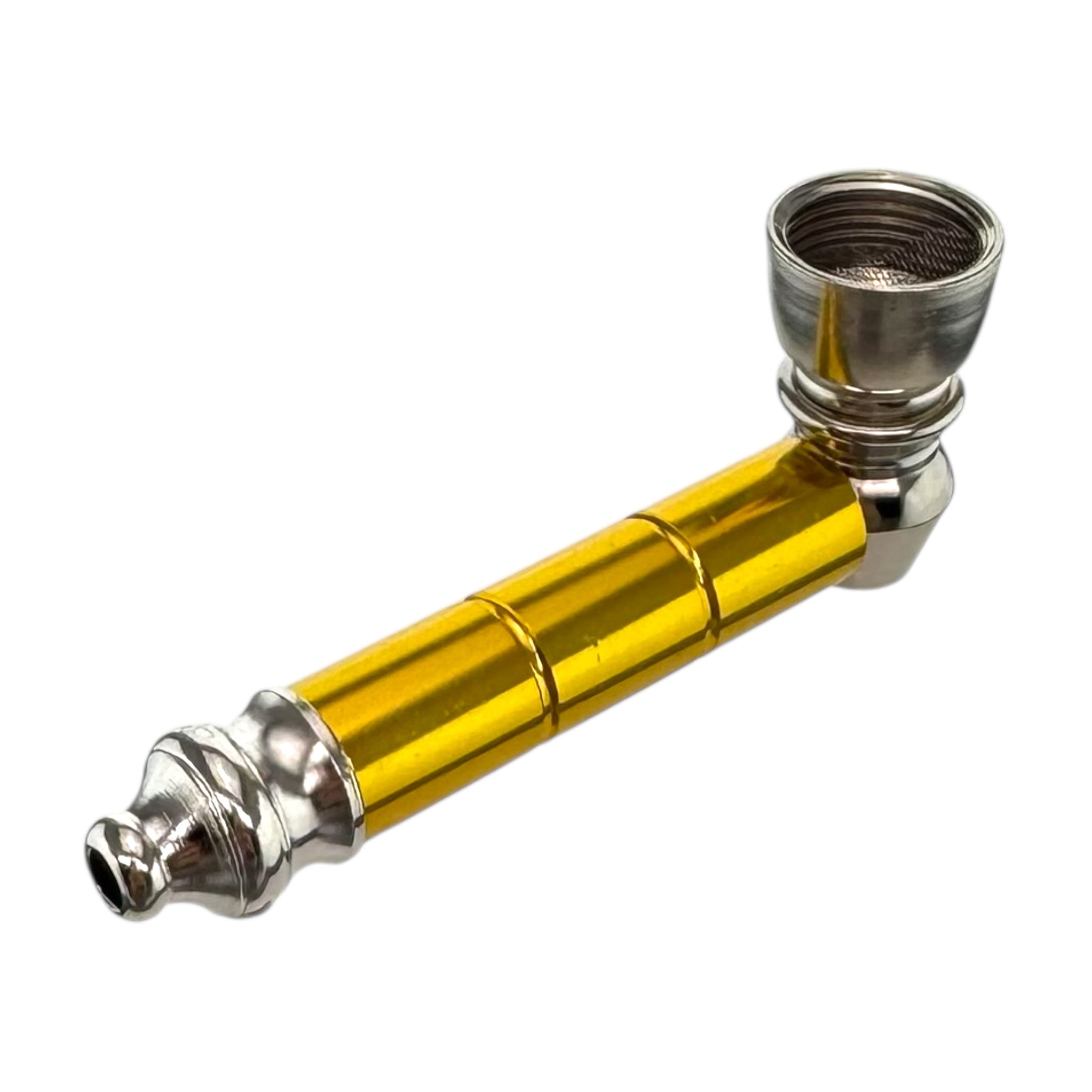 Silver & Gold Basic Aluminum Metal Pipe With Small Chamber