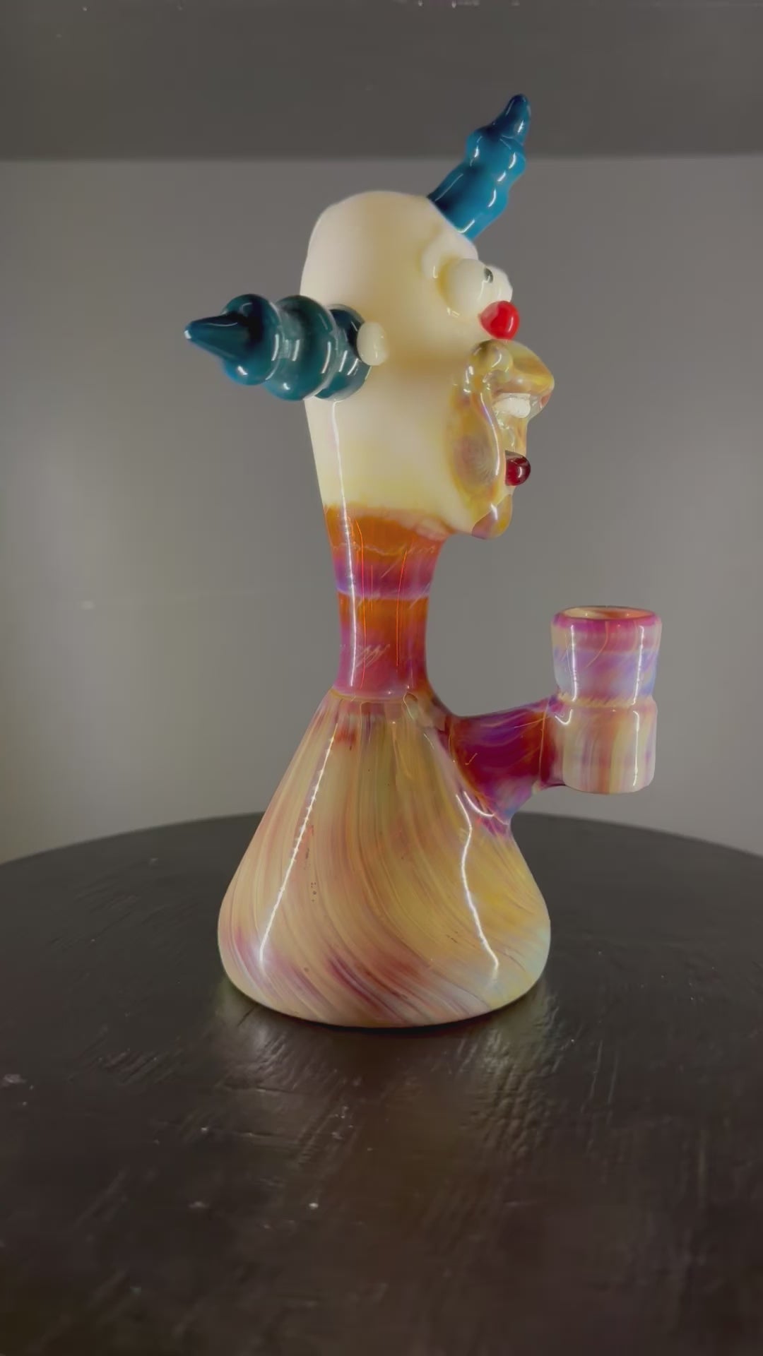 video of krusty the clown heady dab rig