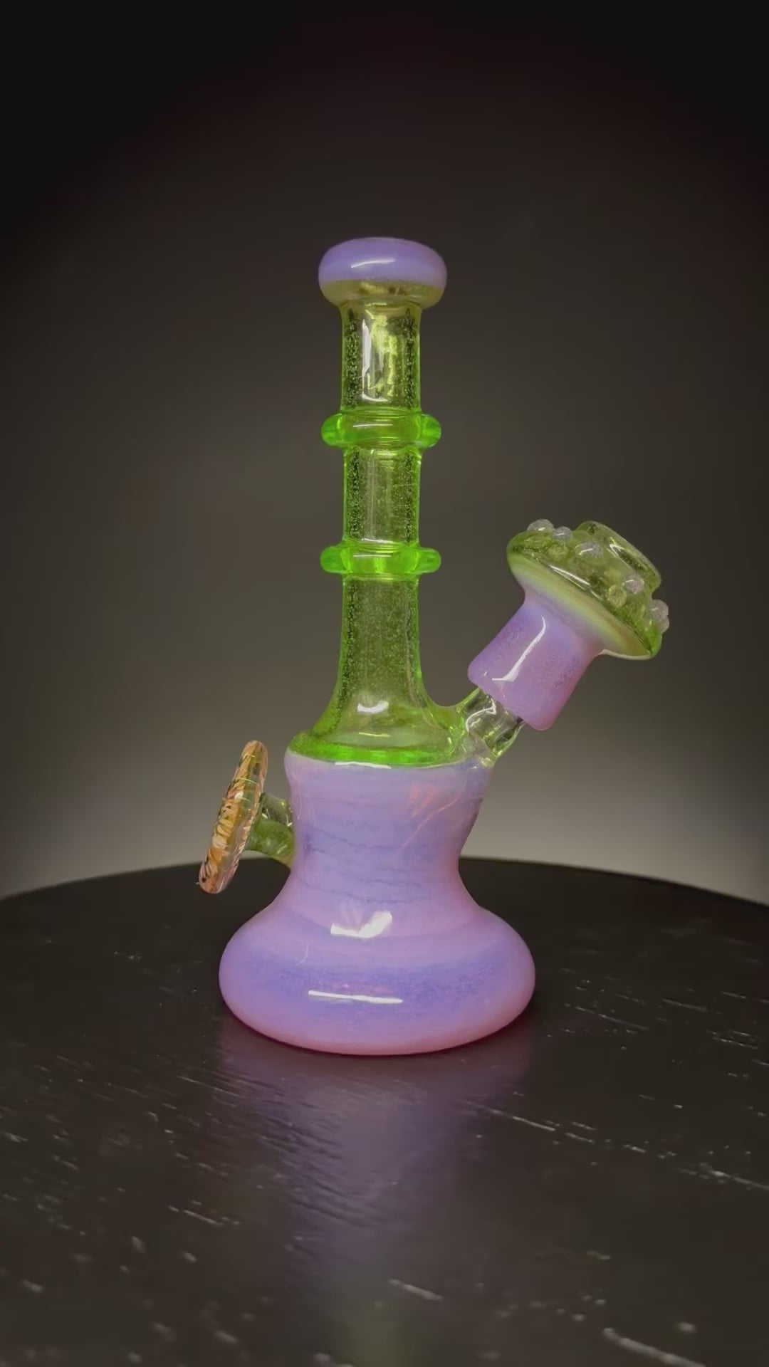 video of heady dab rig by e-box glass or elliot roffman glass