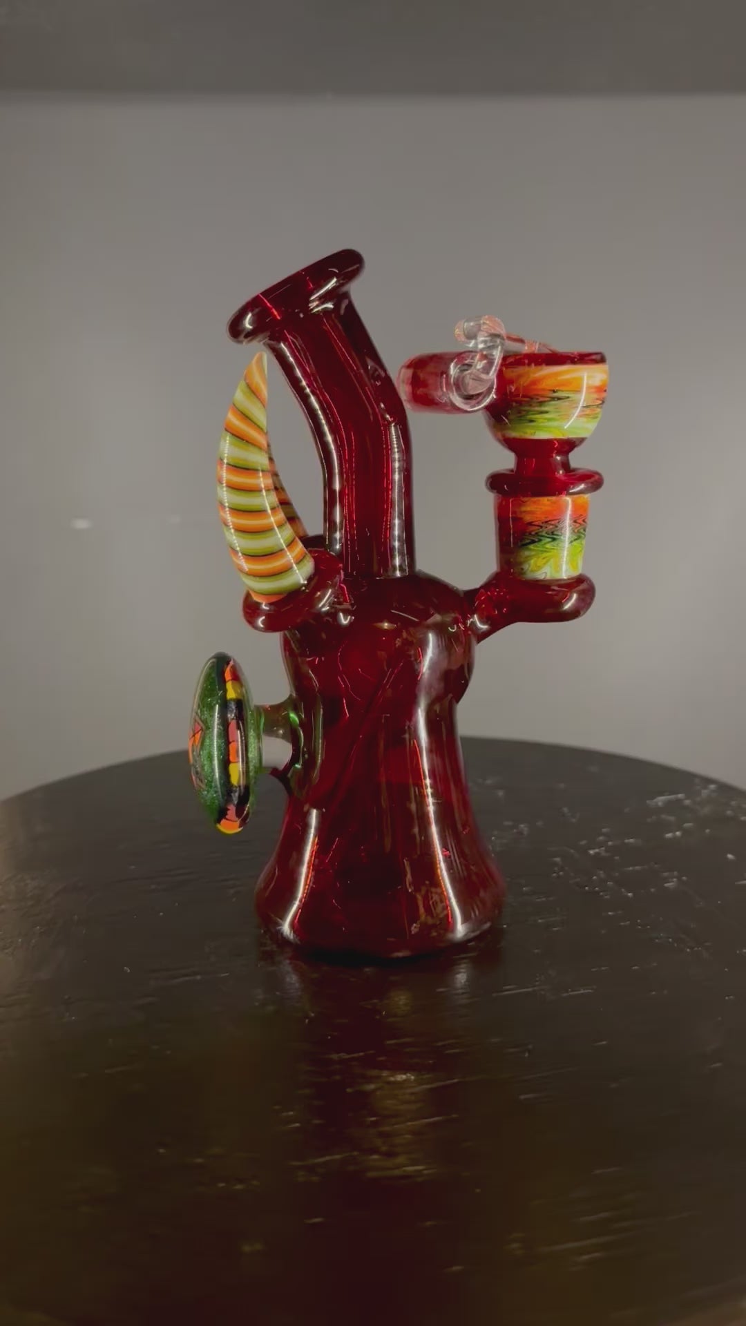 video of heady dab rig by ty watts glass american made glass for sale online