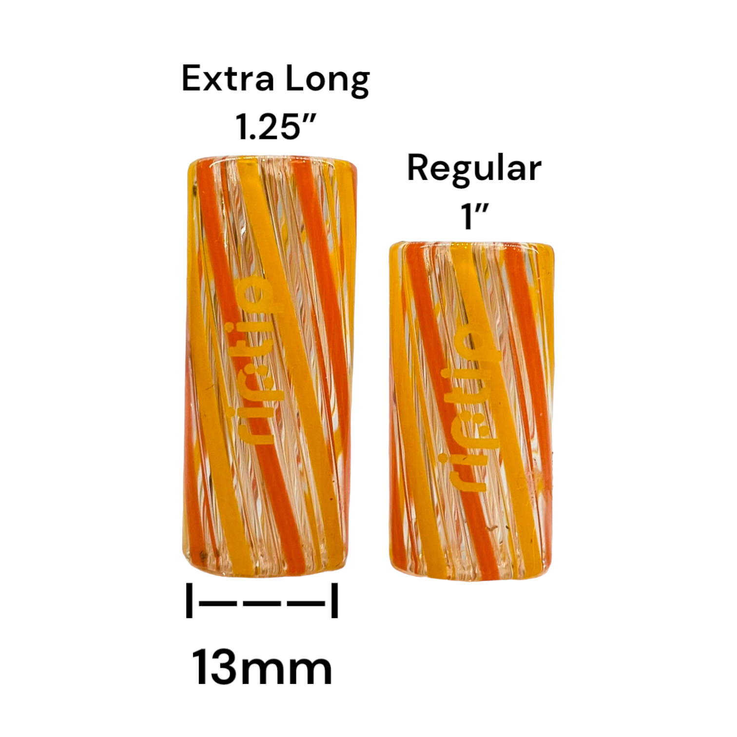 Gordo Scientific - RipTip - Citrus Orange & Yellow 13mm Wide Extra Long
