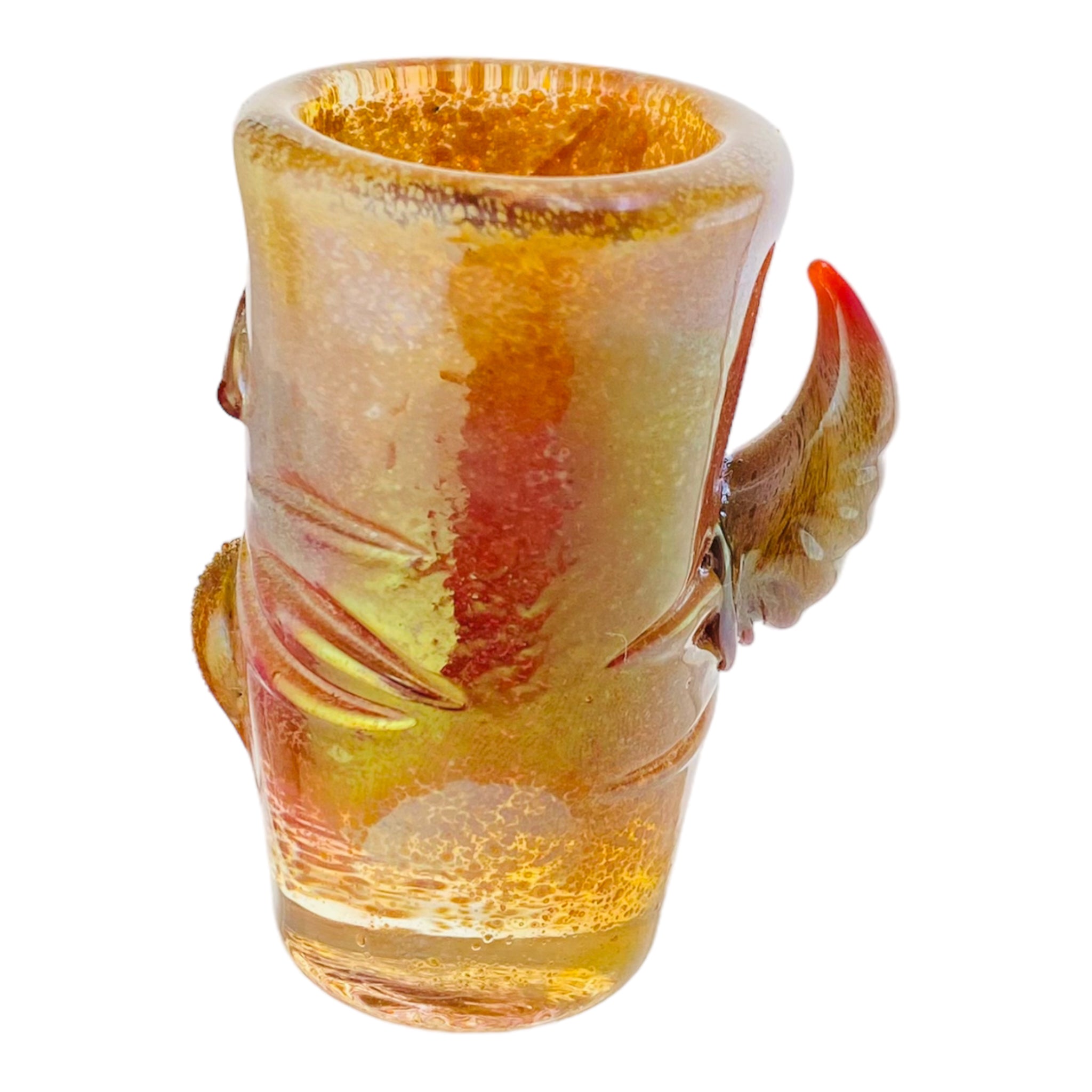 Eli Mazet Glass - Hand Sculpted Face Shot Glass