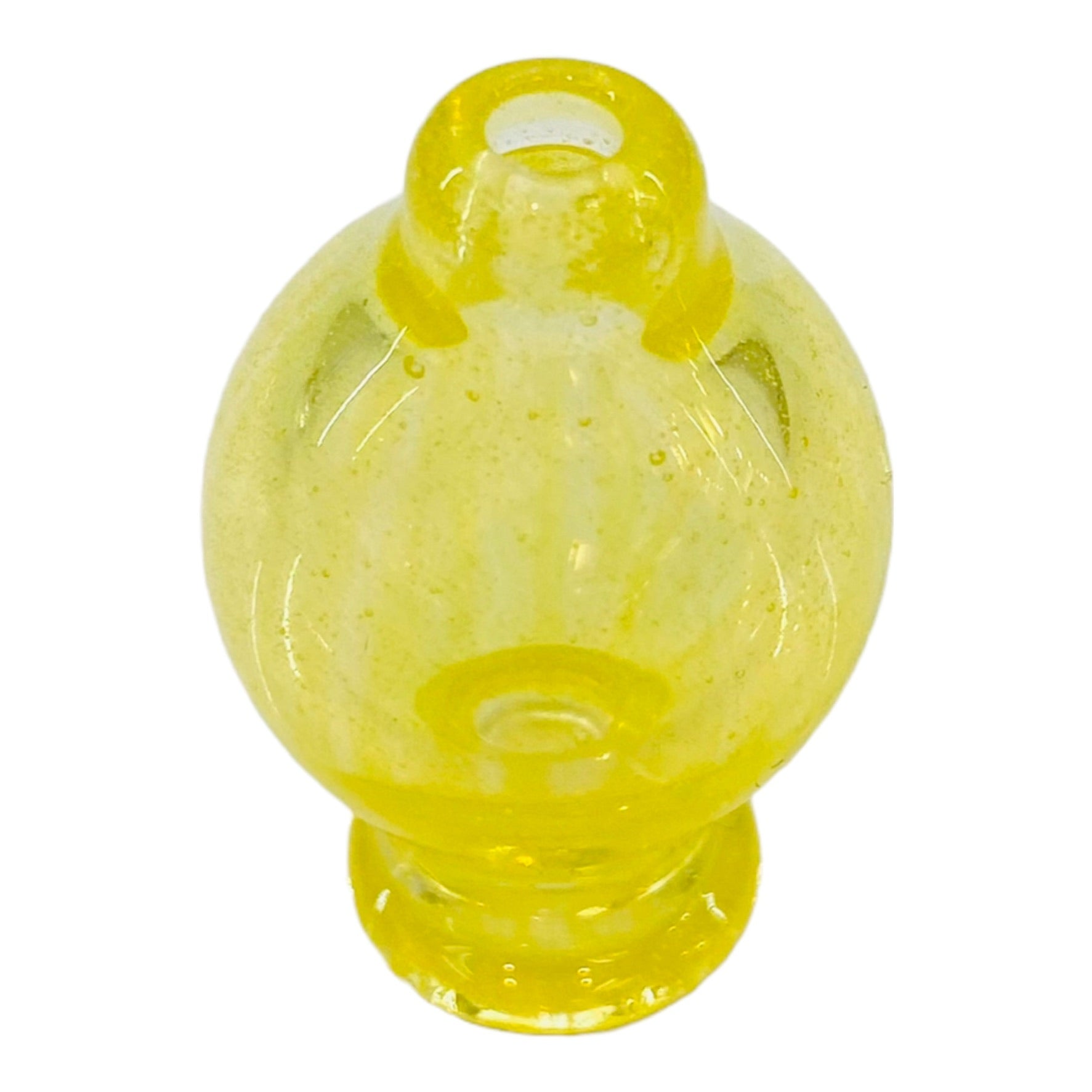 Daniels Glass Art - Yellow Bubble Carb Cap