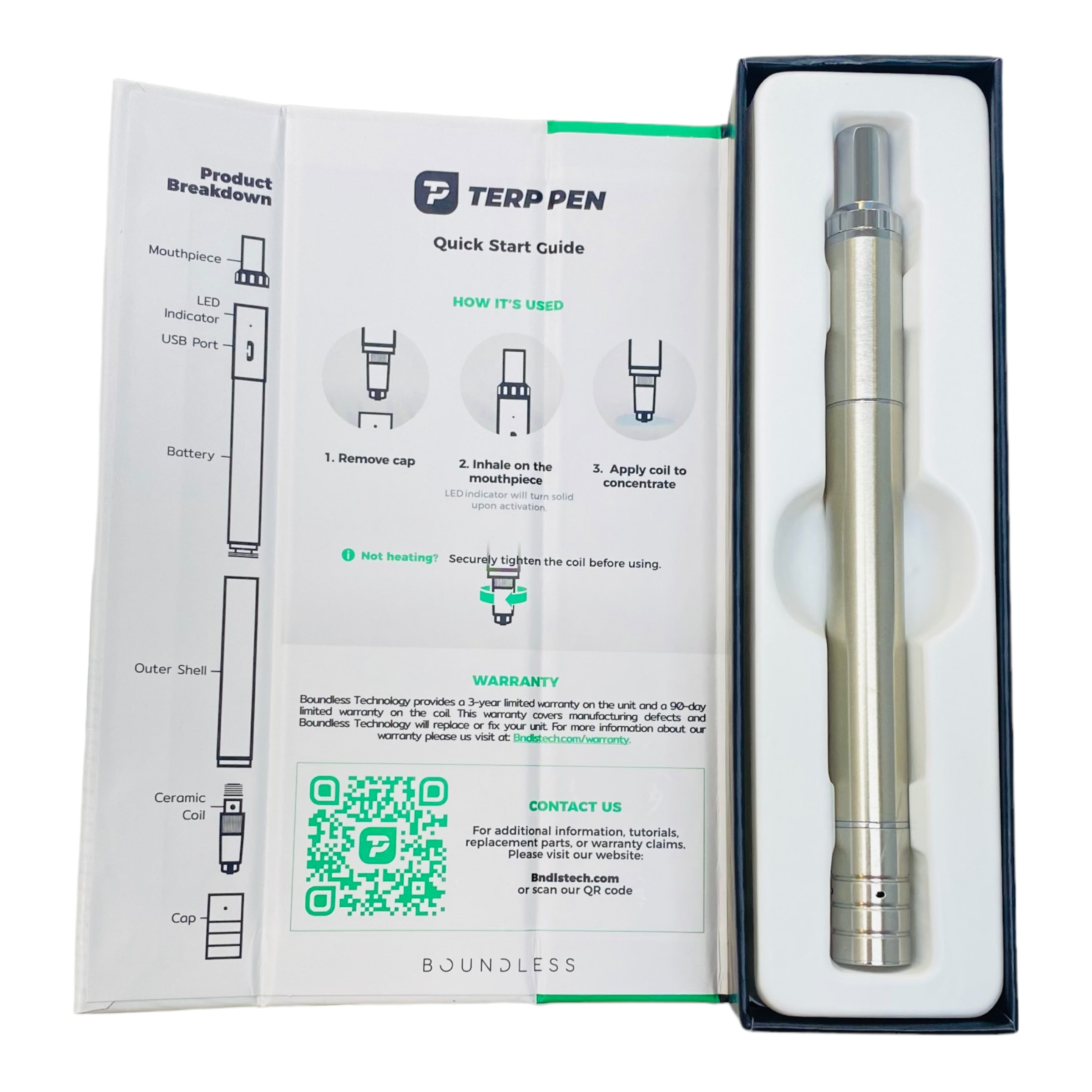 Boundless Terp Pen 300mAh – Primal Glass