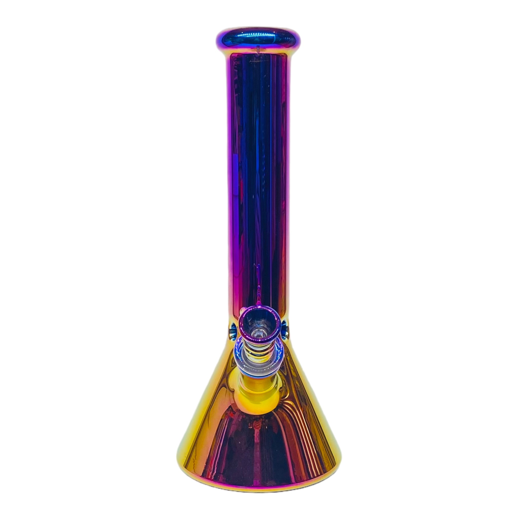 best 10 Inch Purple Rainbow Beaker Base Glass Bong