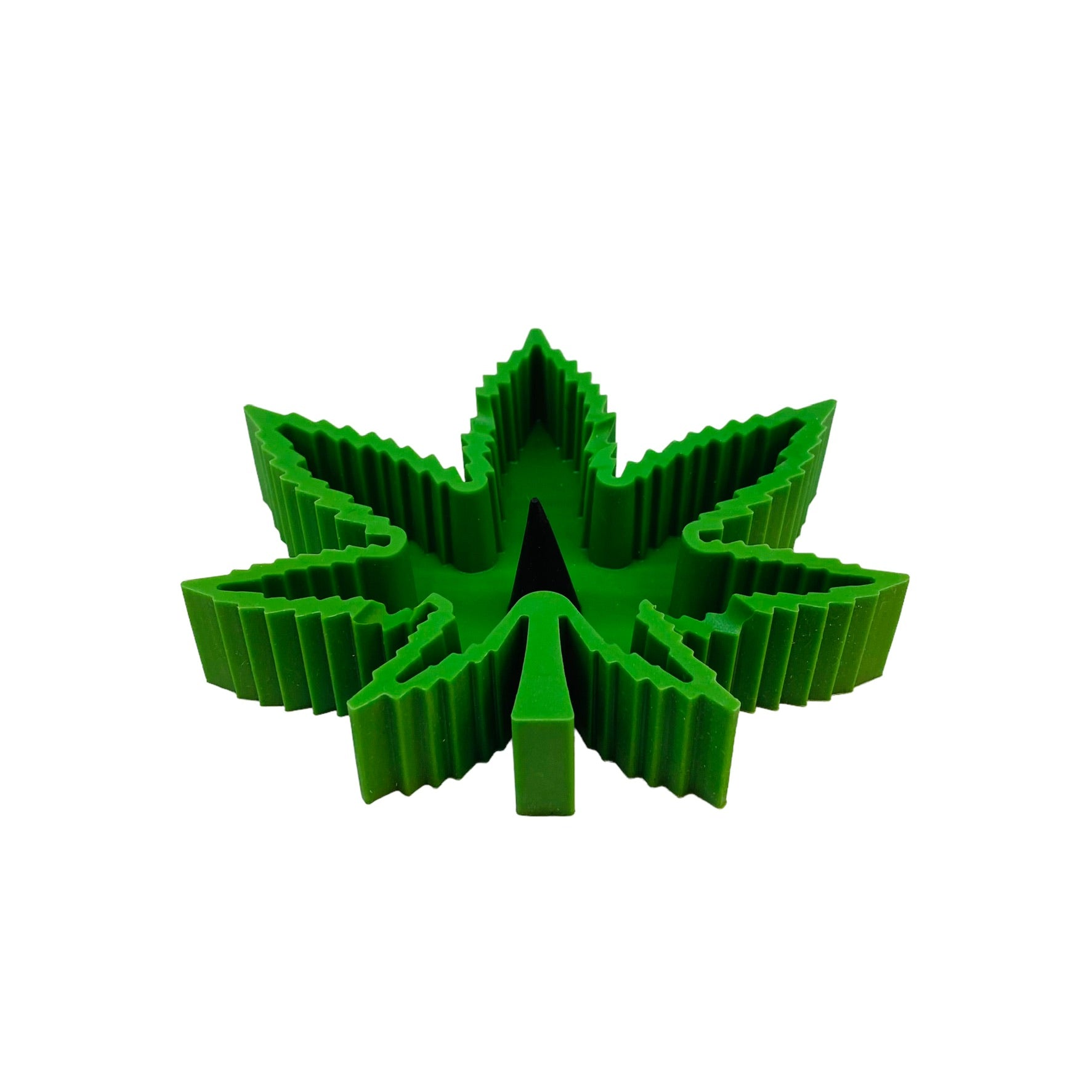 Weed Leaf Silicone Ashtray - Green