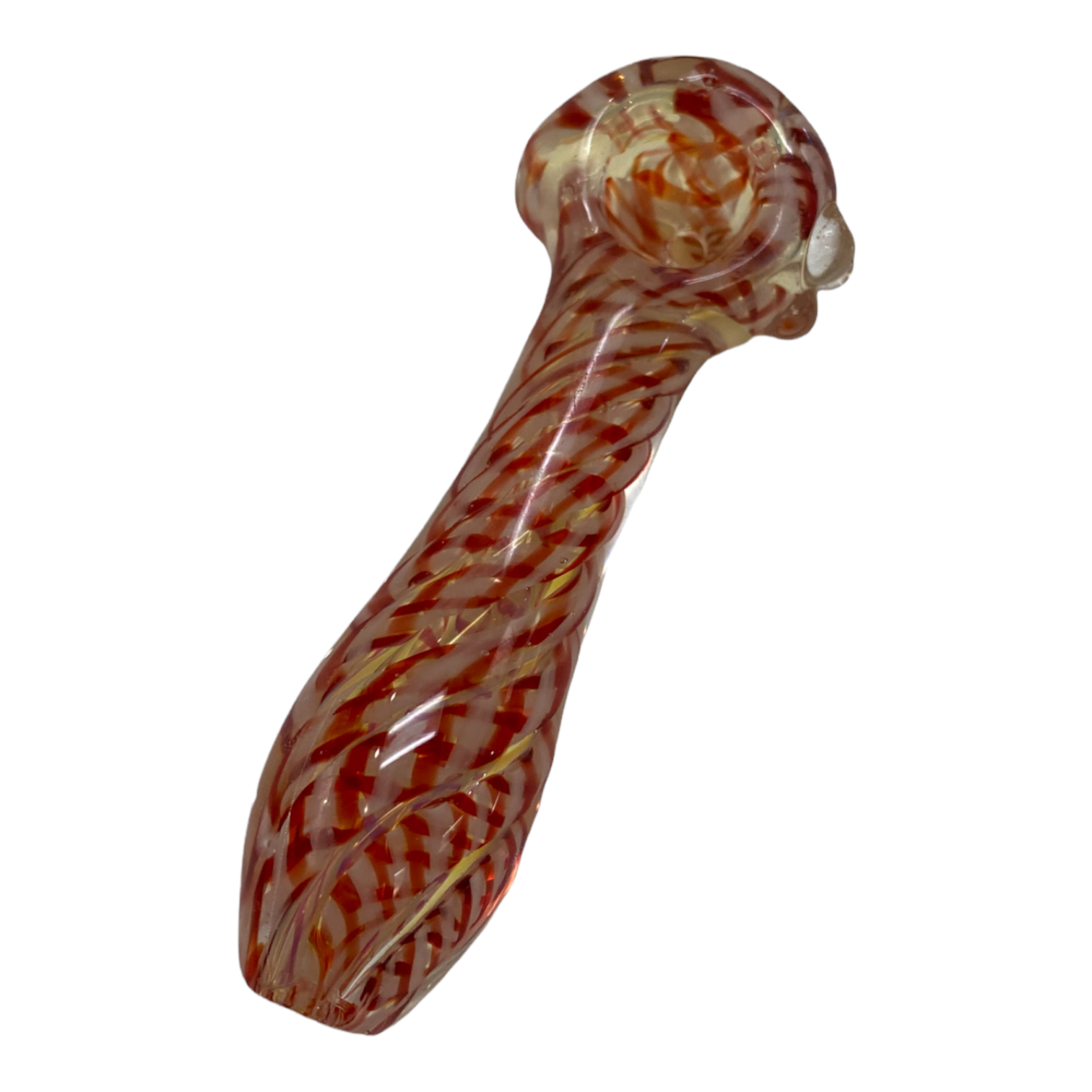 Red And White Inside Out Hand Pipe