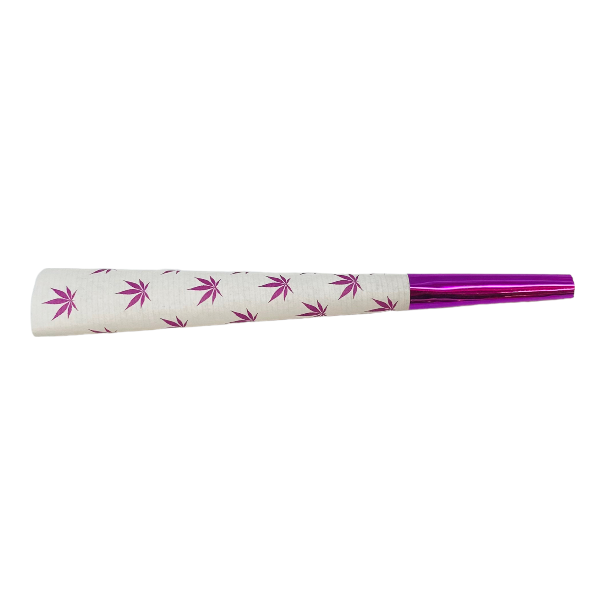 single Beautiful Burns - Pink Weed Leaf Pre Rolled Cones 8ct