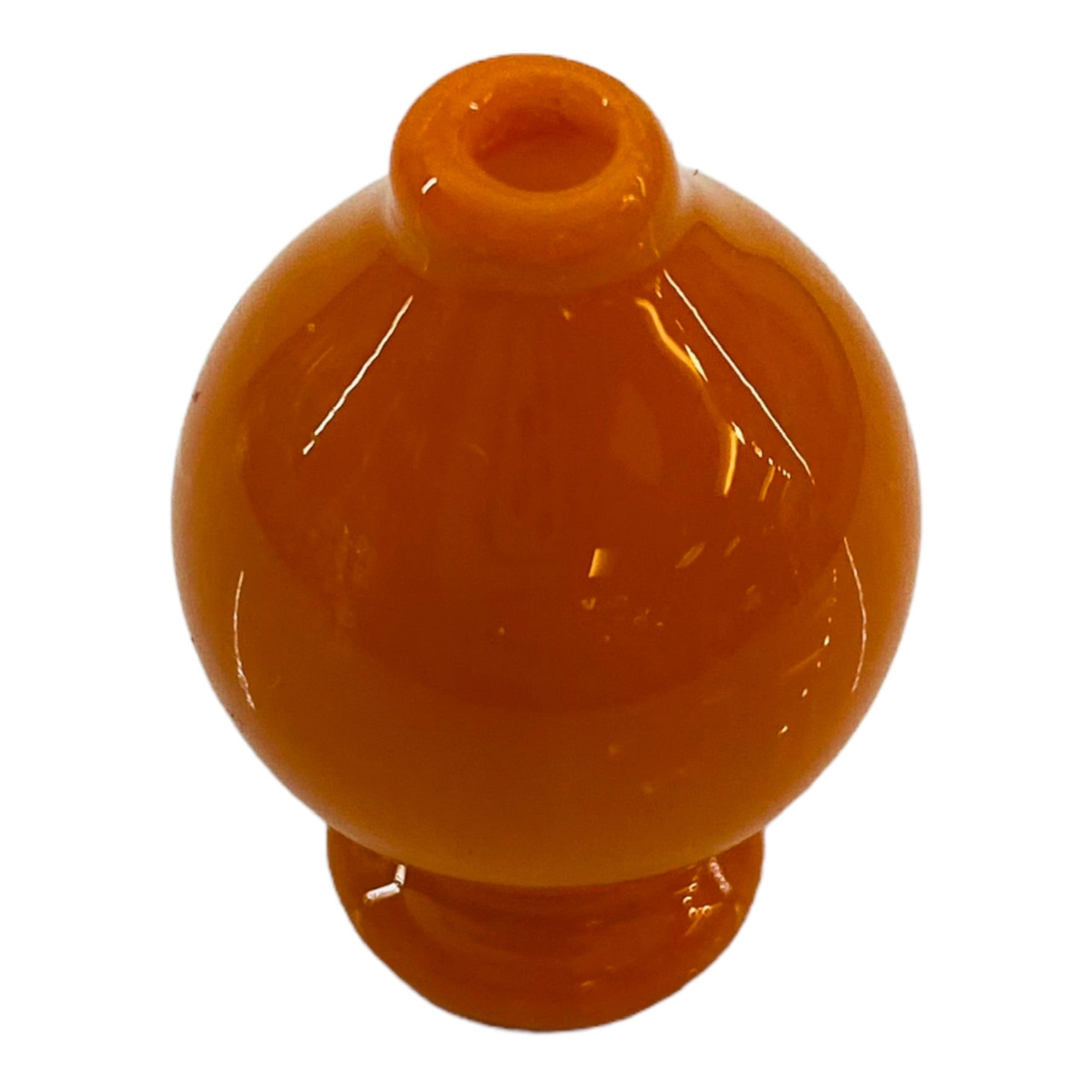 Daniels Glass Art - Orange Bubble Carb Cap