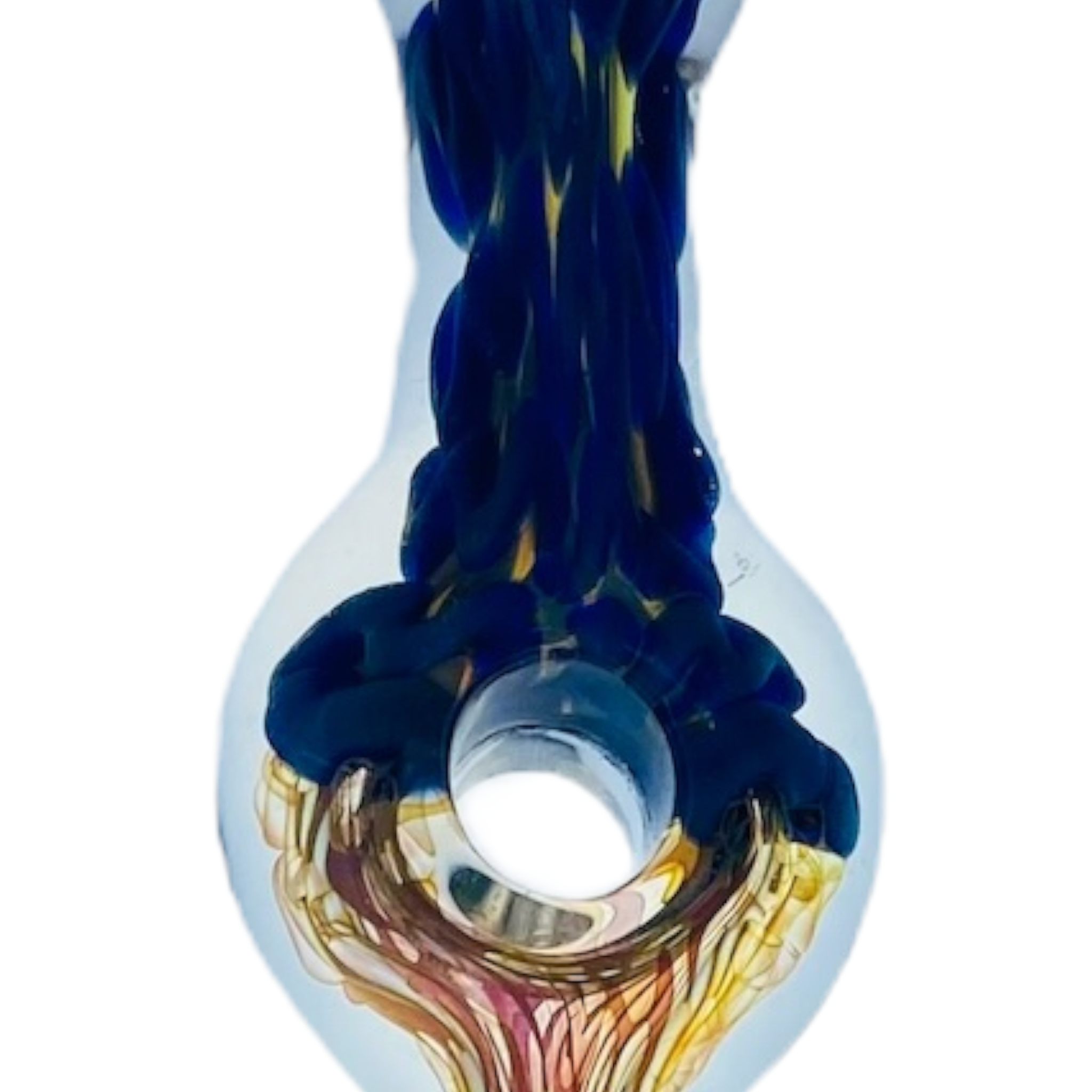 10mm Nectar Collector Blue And Fume Inside Out 