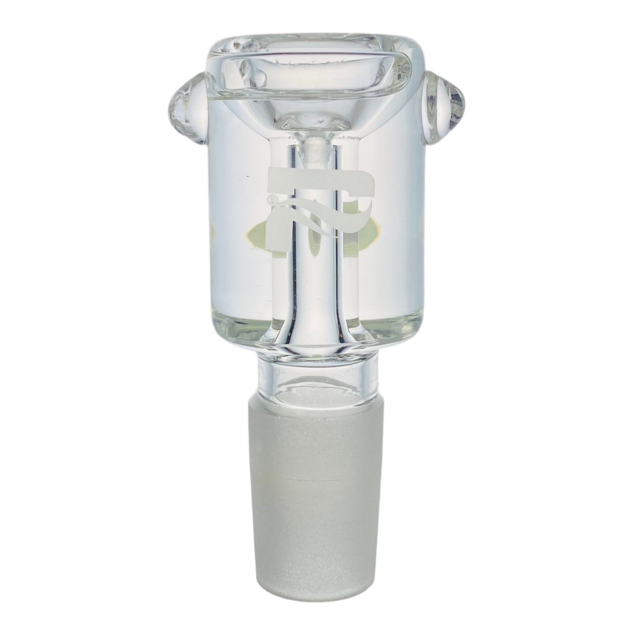 Pulsar Glass - 18mm Flower Bowl - Glycerin Chamber Bong Bowl Piece - Clear