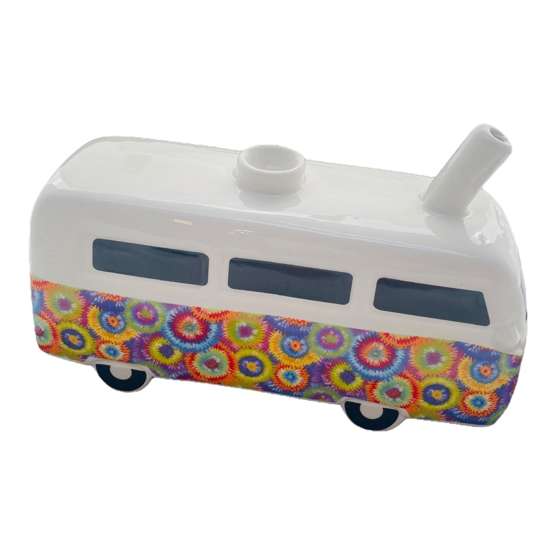 Ceramic Hippie Bus Dry Hand Pipe