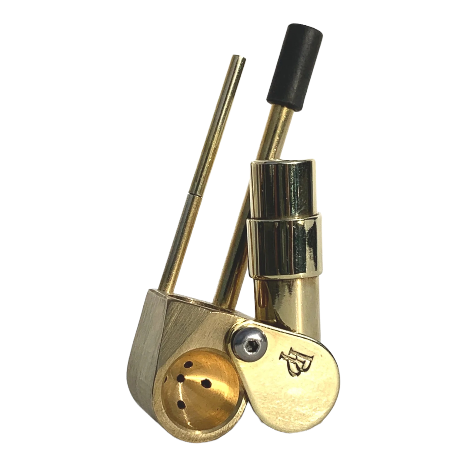 Proto Pipe Classic brass hand pipe protopipe and proto rocket pipe willits, ca