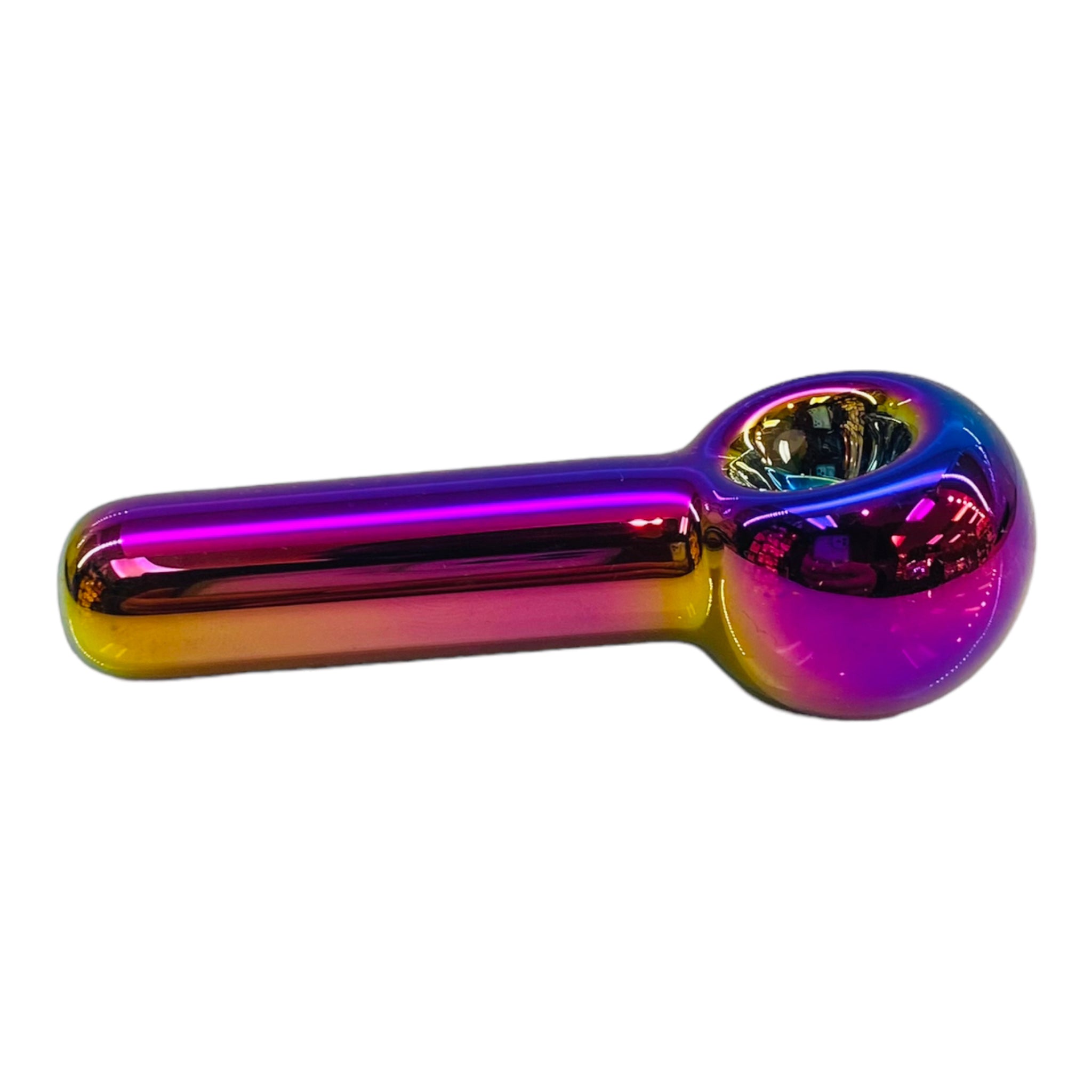 cute Small Rainbow Spoon Glass Hand Pipe